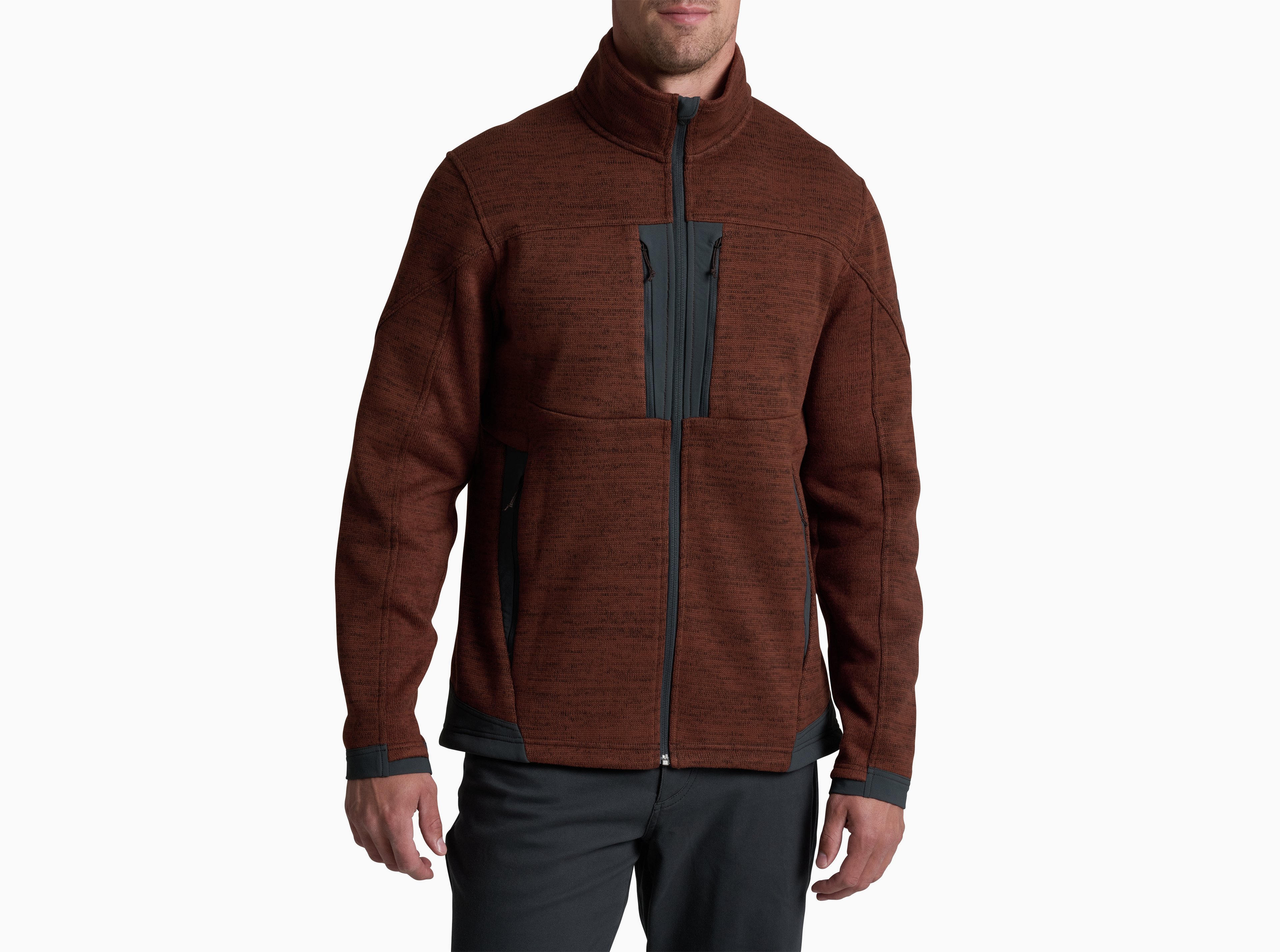 KUHL M's Aktivator Fleece FZ RUSTIC BRICK Front
