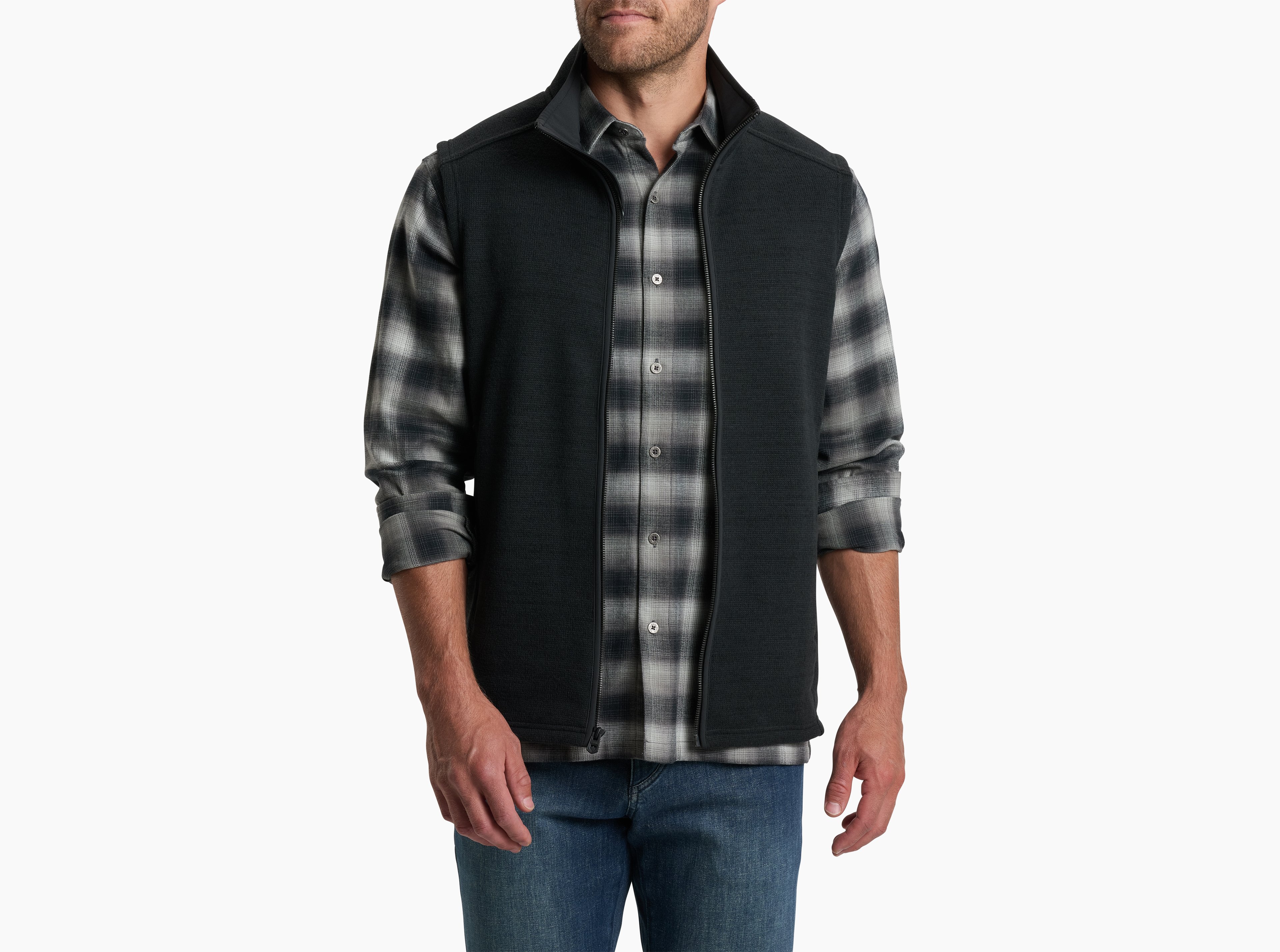 KUHL Men's Ascendyr Vest BLACK Front
