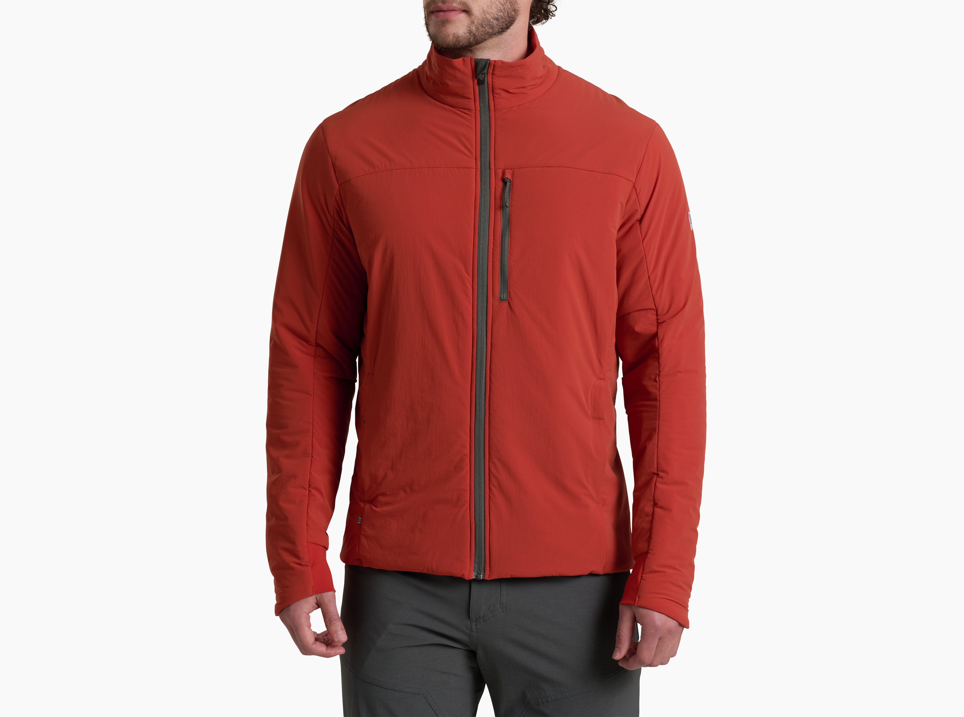 KUHL M's AeroLight Jacket FIRED BRICK Front