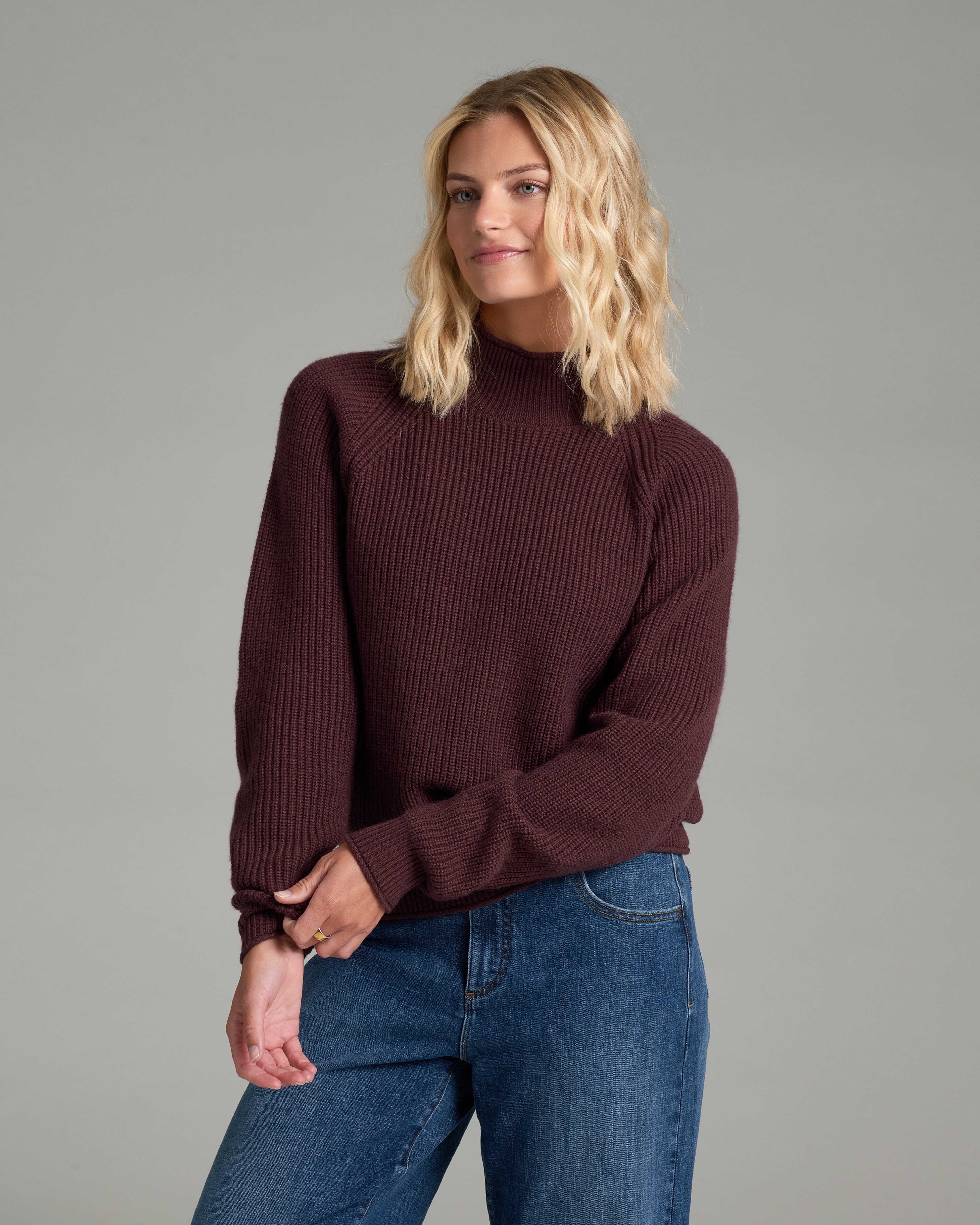 KUHL Strova Roll Neck Sweater MULBERRY Front