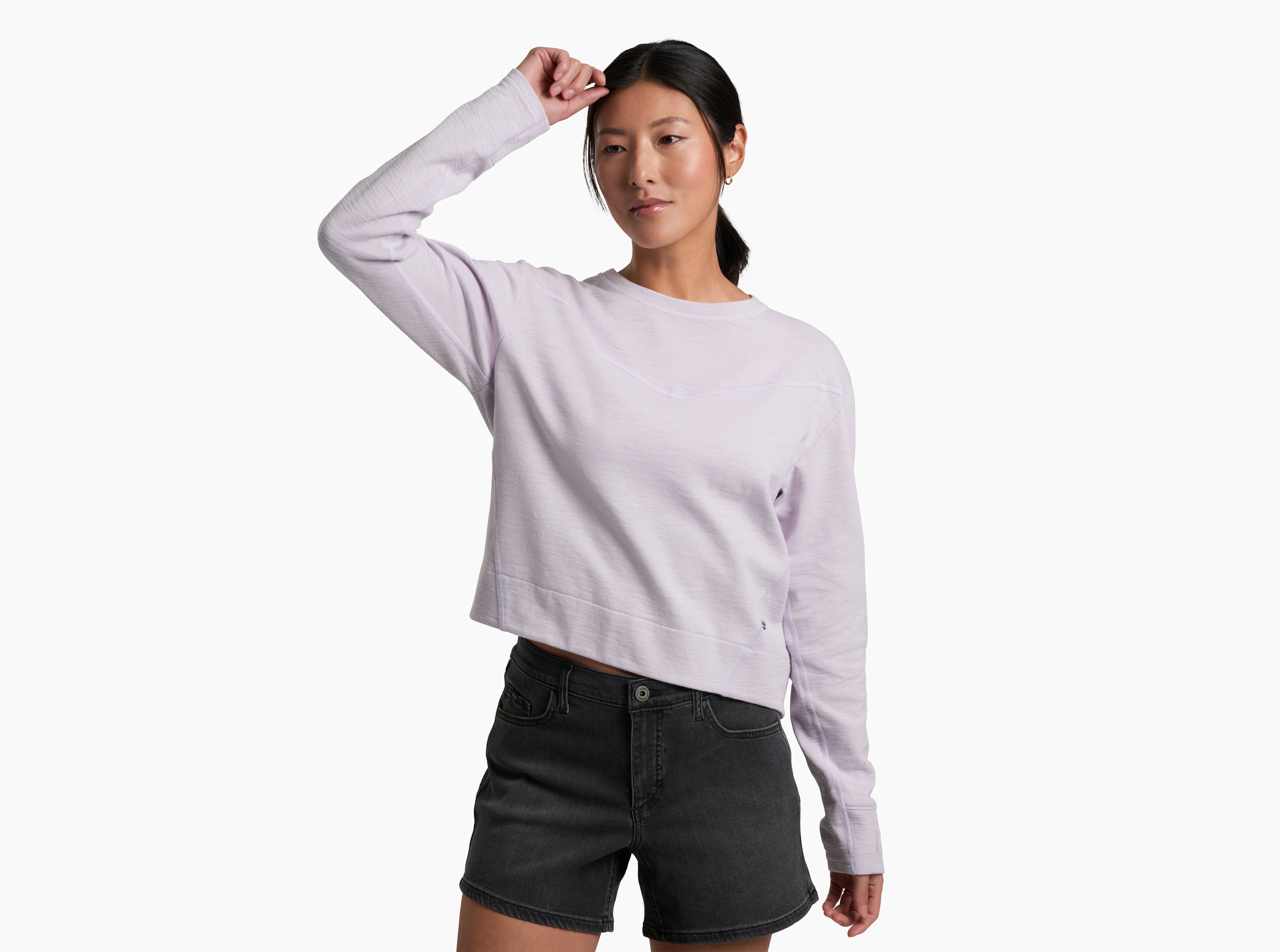 KUHL Lola Pullover Sweatshirt LILAC Front
