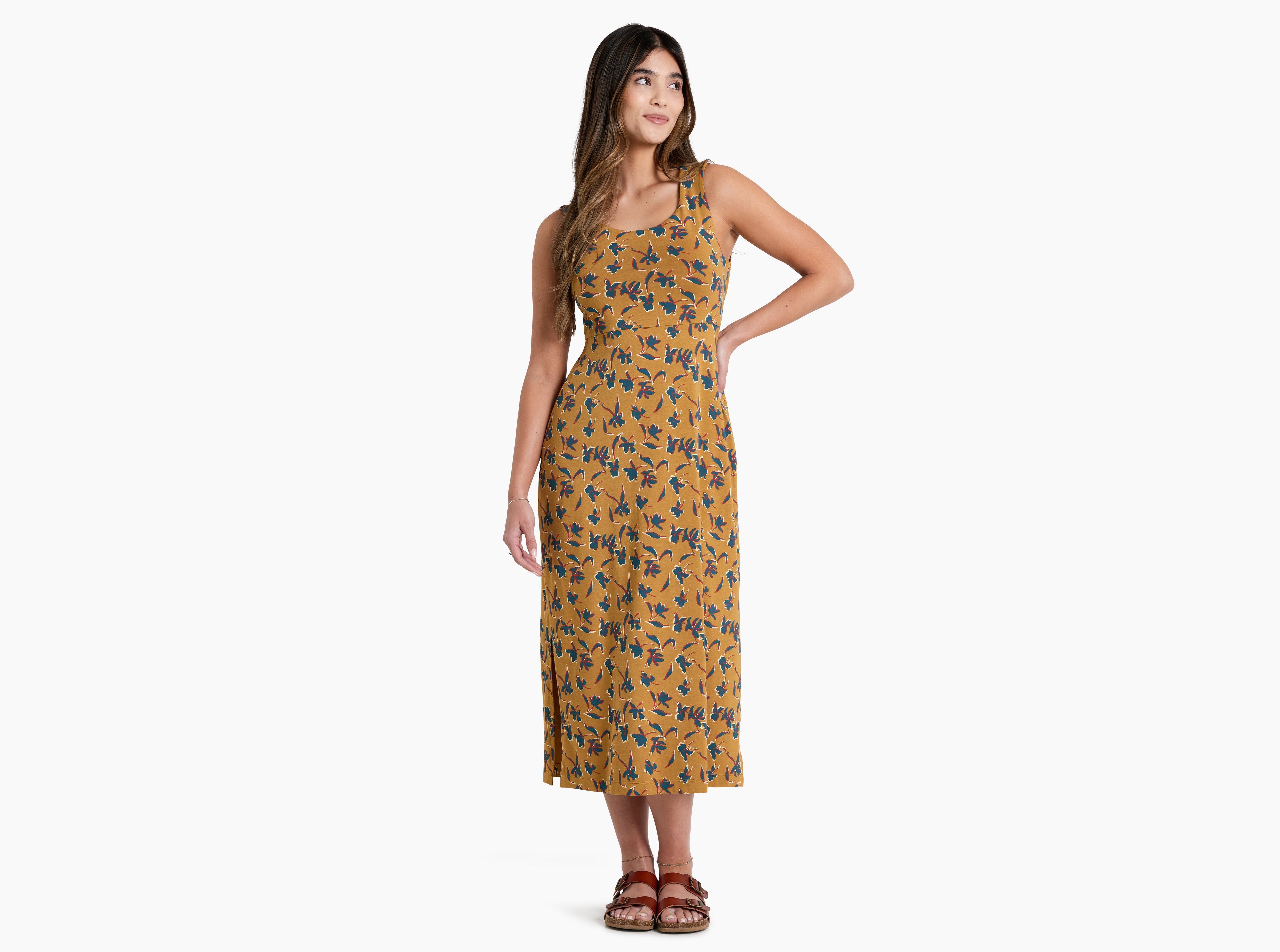 KUHL Lyra Midi Dress TUSCAN SUN PRINT Front