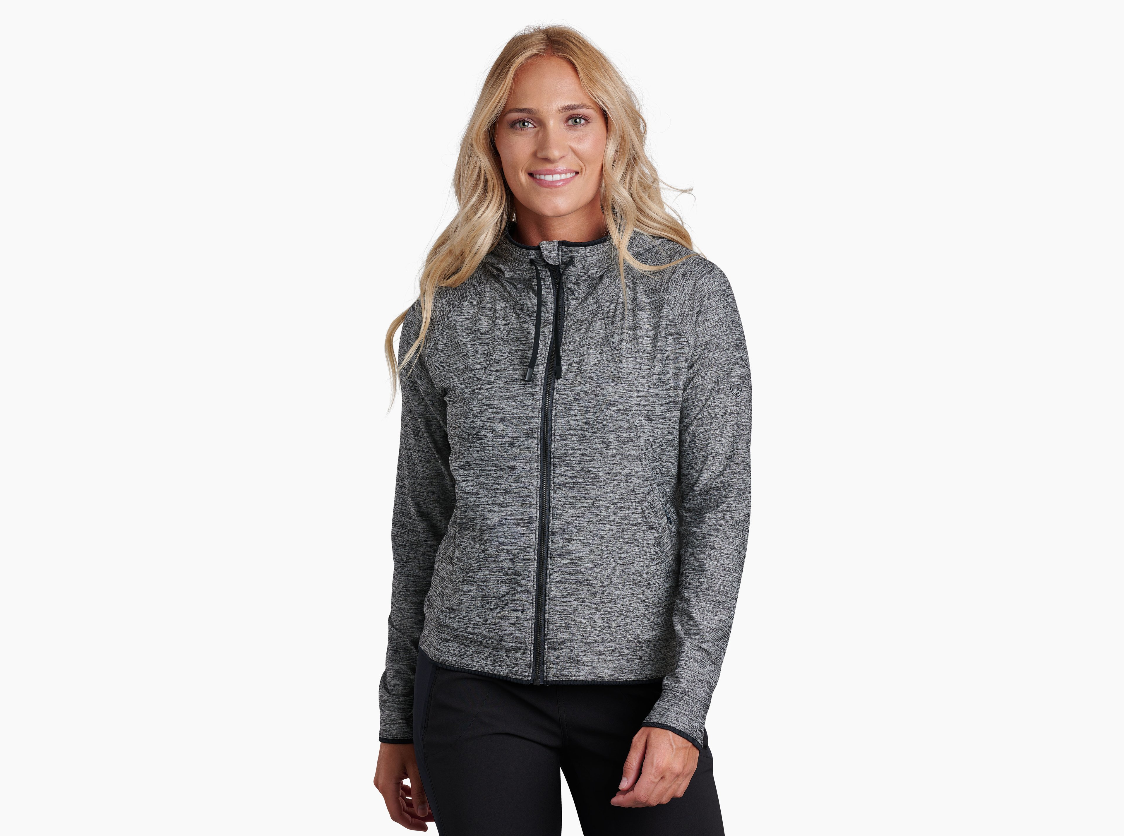 KUHL W's Revivr Hoody GREY HEATHER Front