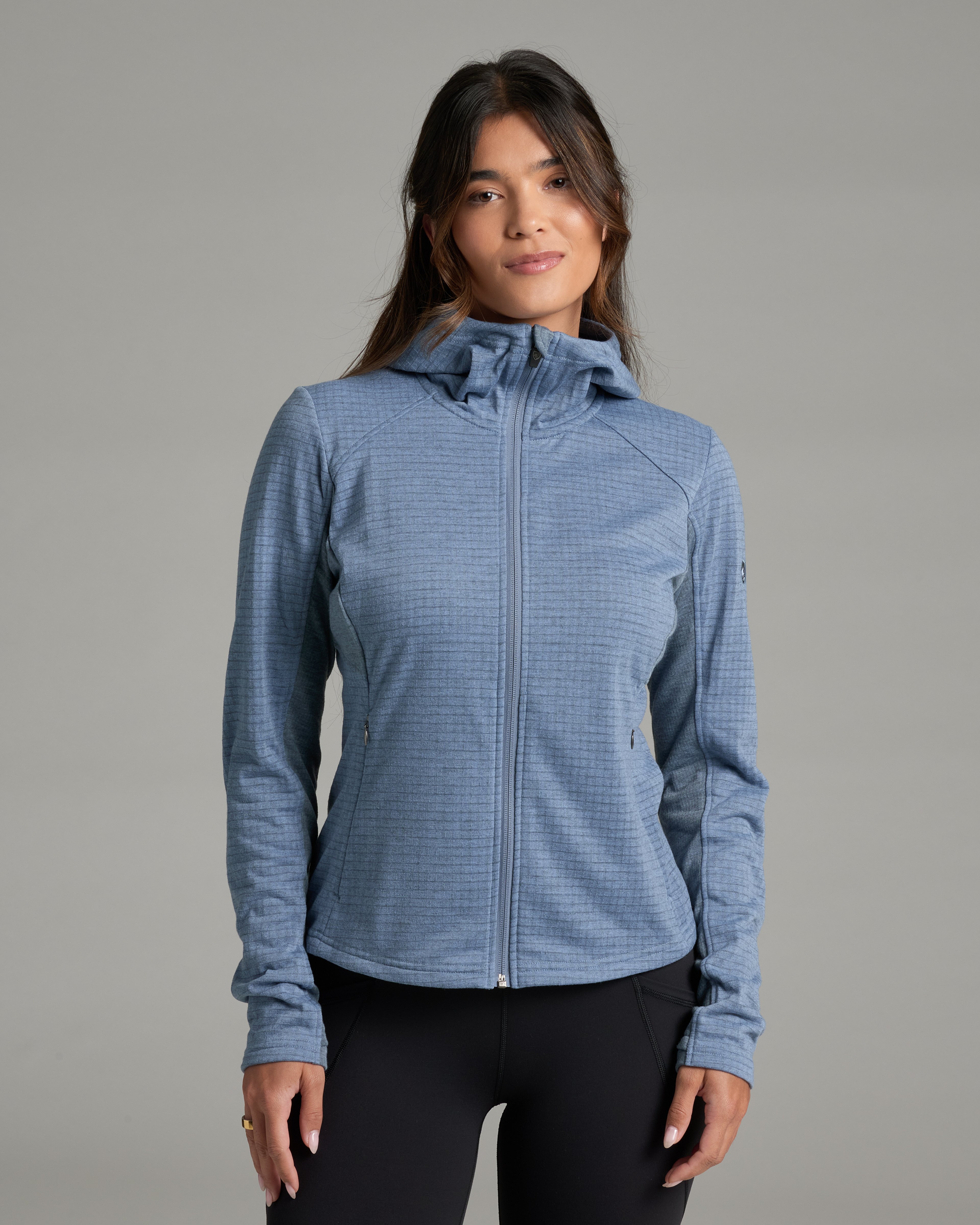 KUHL W's Reactiv Grid FZ Hoody RIVERSIDE Front