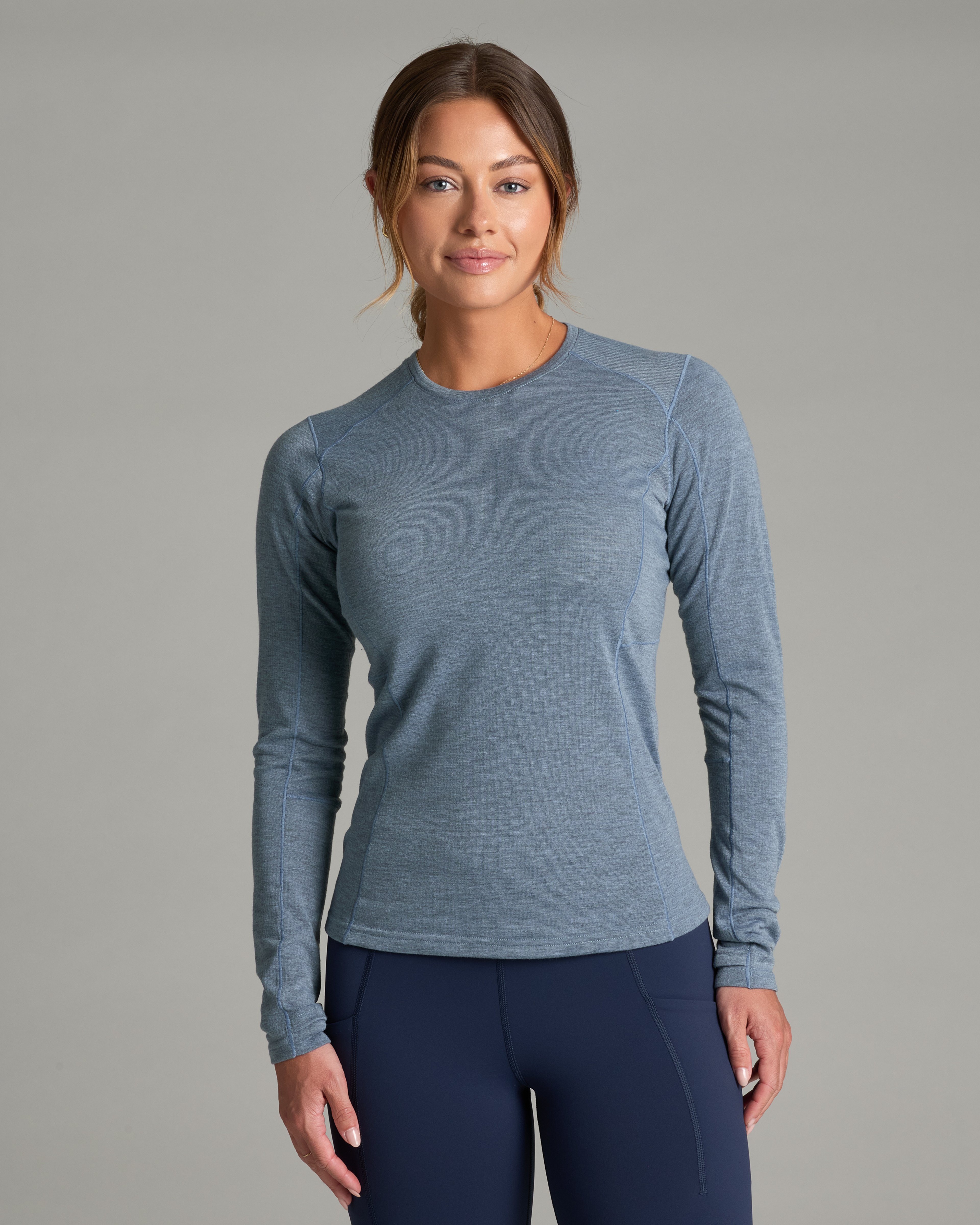 KUHL W's Reactiv Lite Grid Crew RIVERSIDE Front
