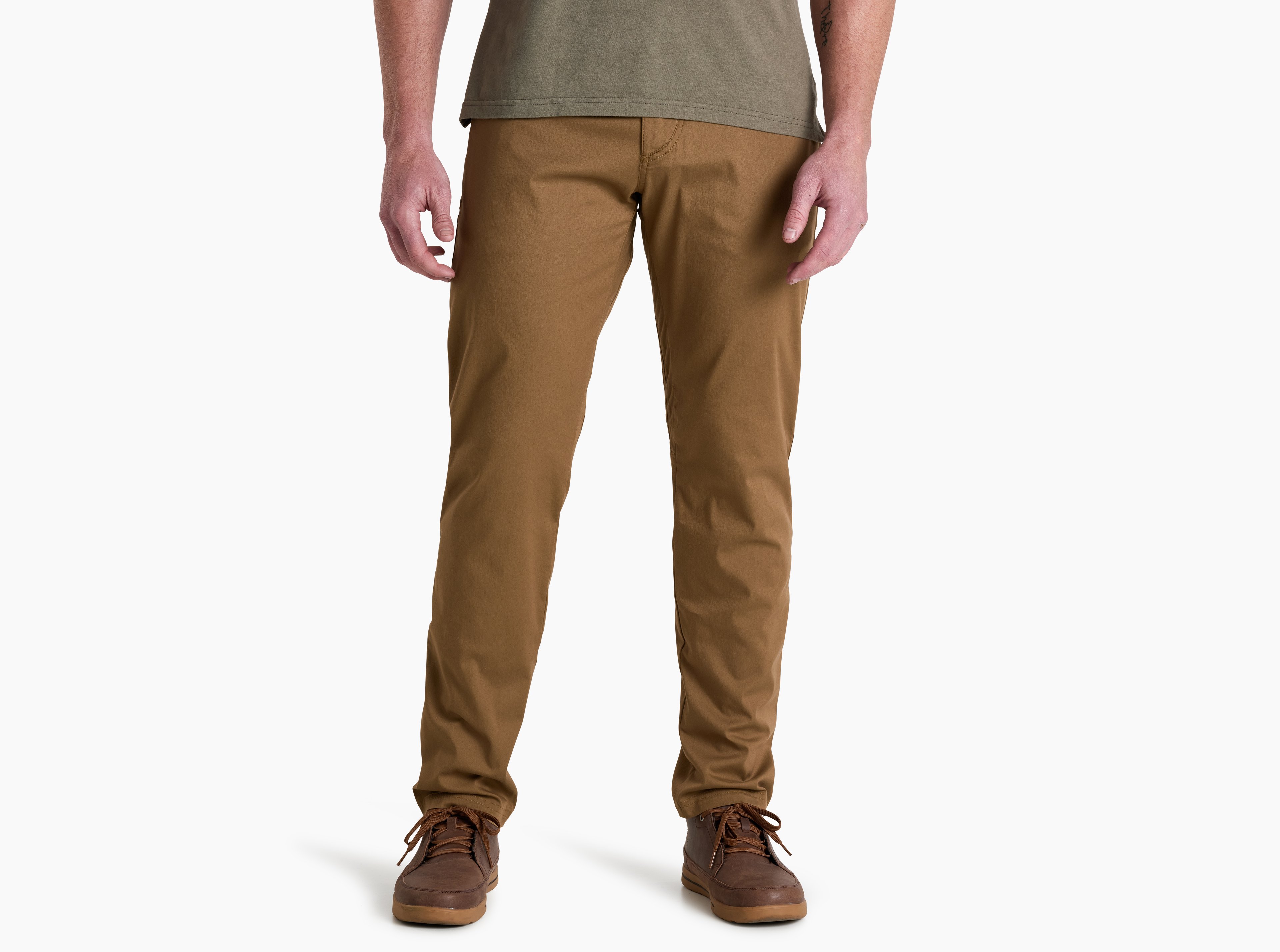 KUHL Resistor Lite Jean Tapered DARK KHAKI Front