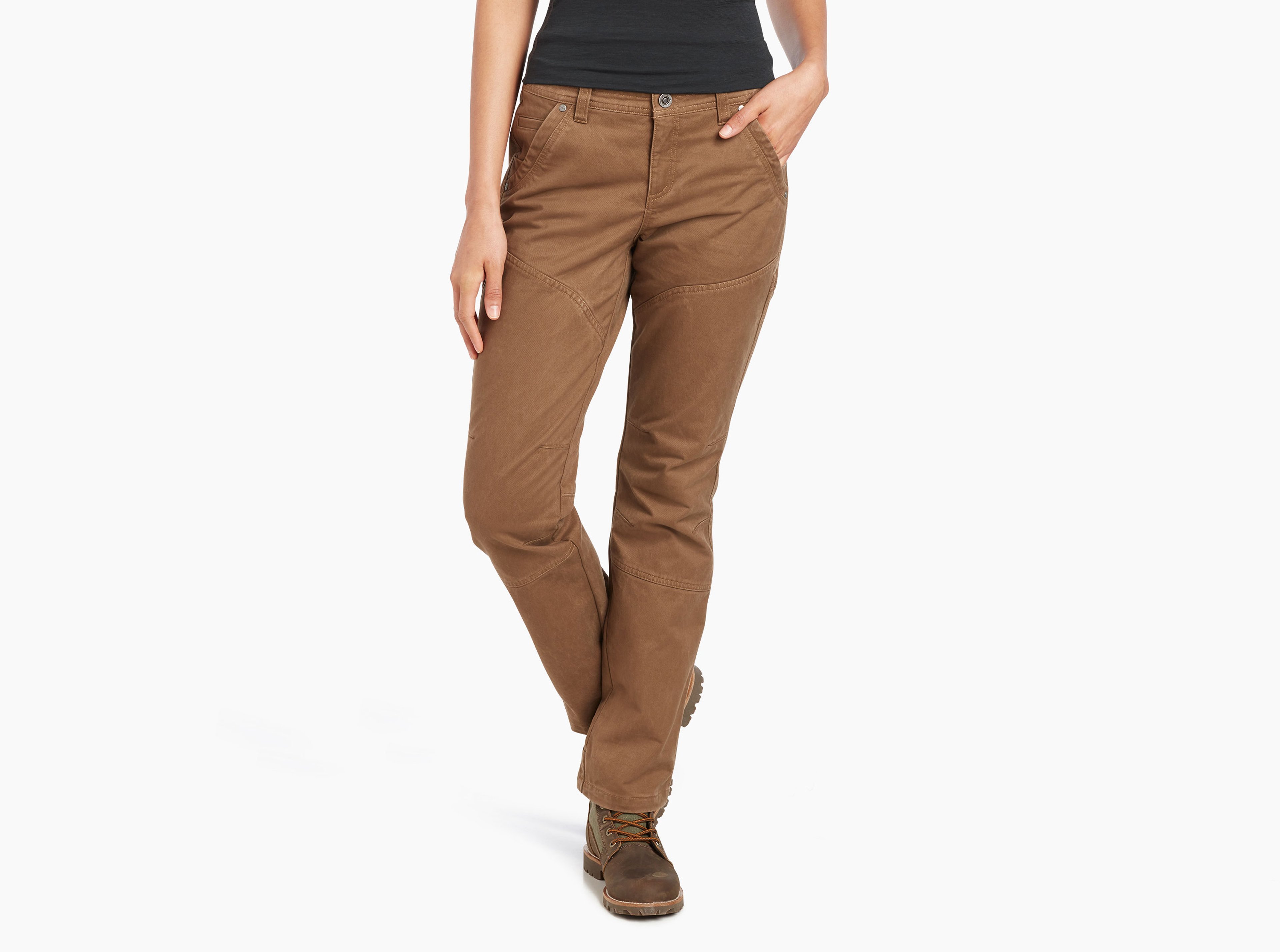 KUHL W's Rydr Pant DARK KHAKI Front