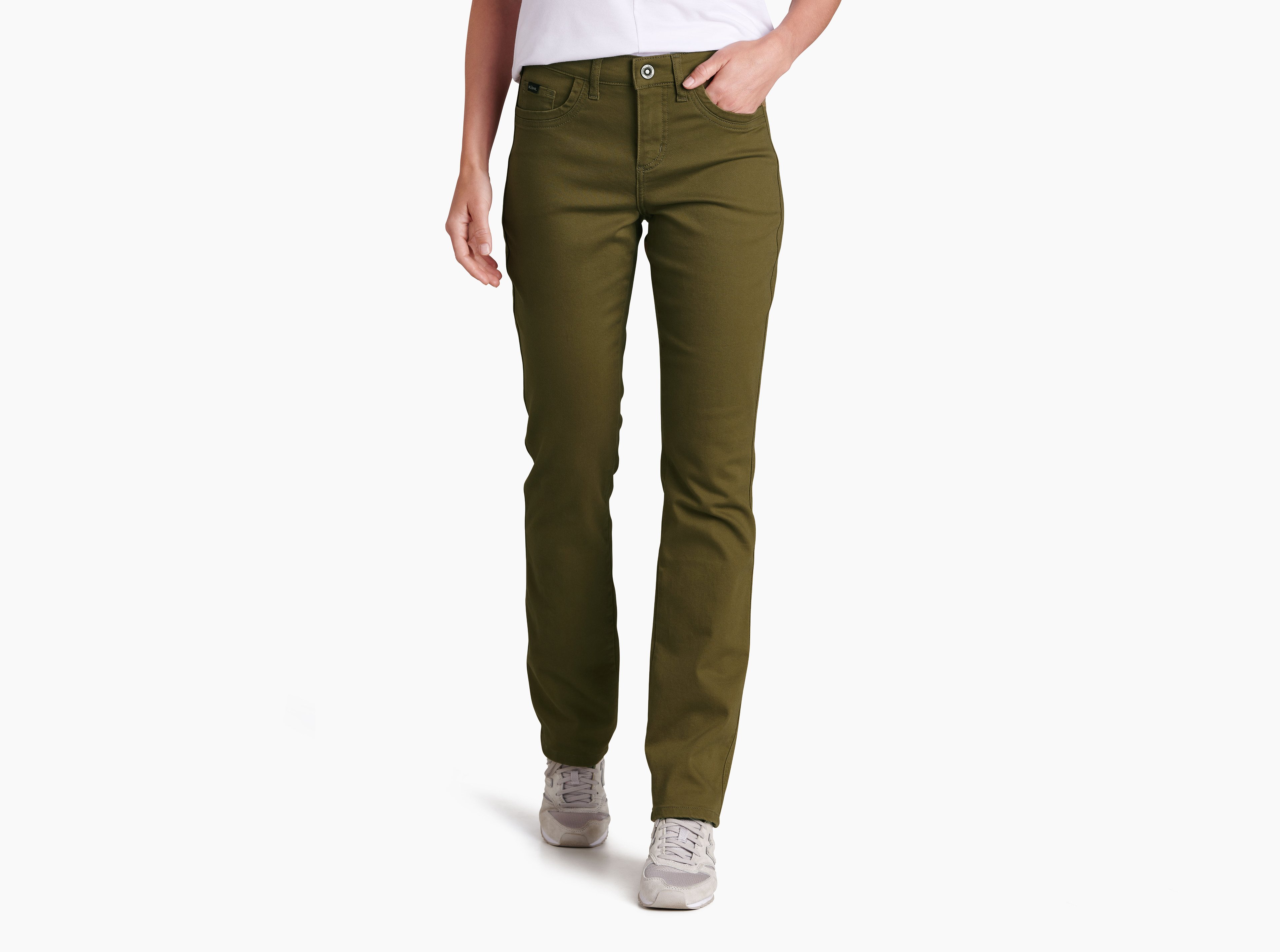 KUHL Kontour Straight OLIVE Front