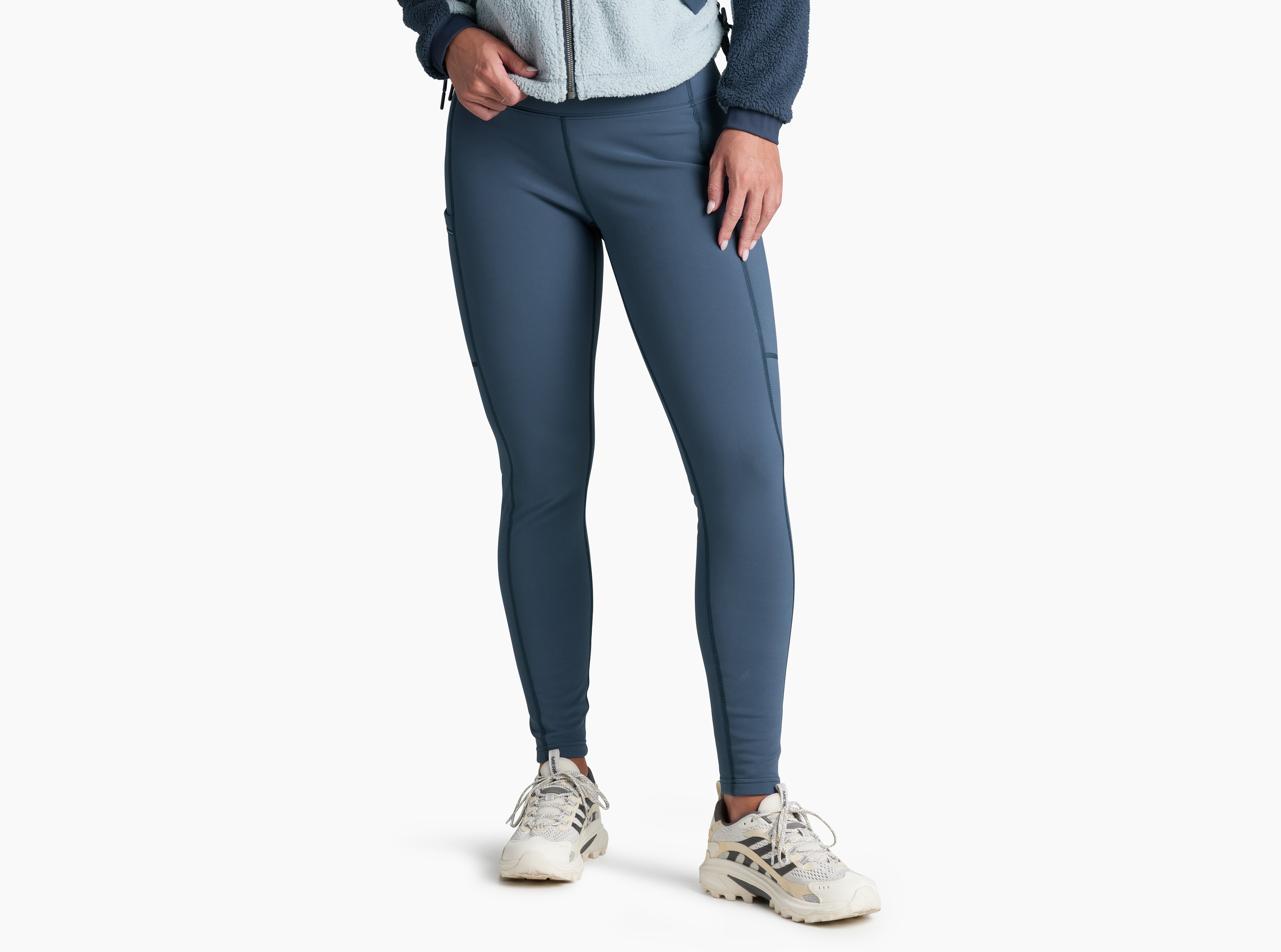 KUHL W's Frost Softshell Tight METAL BLUE Front