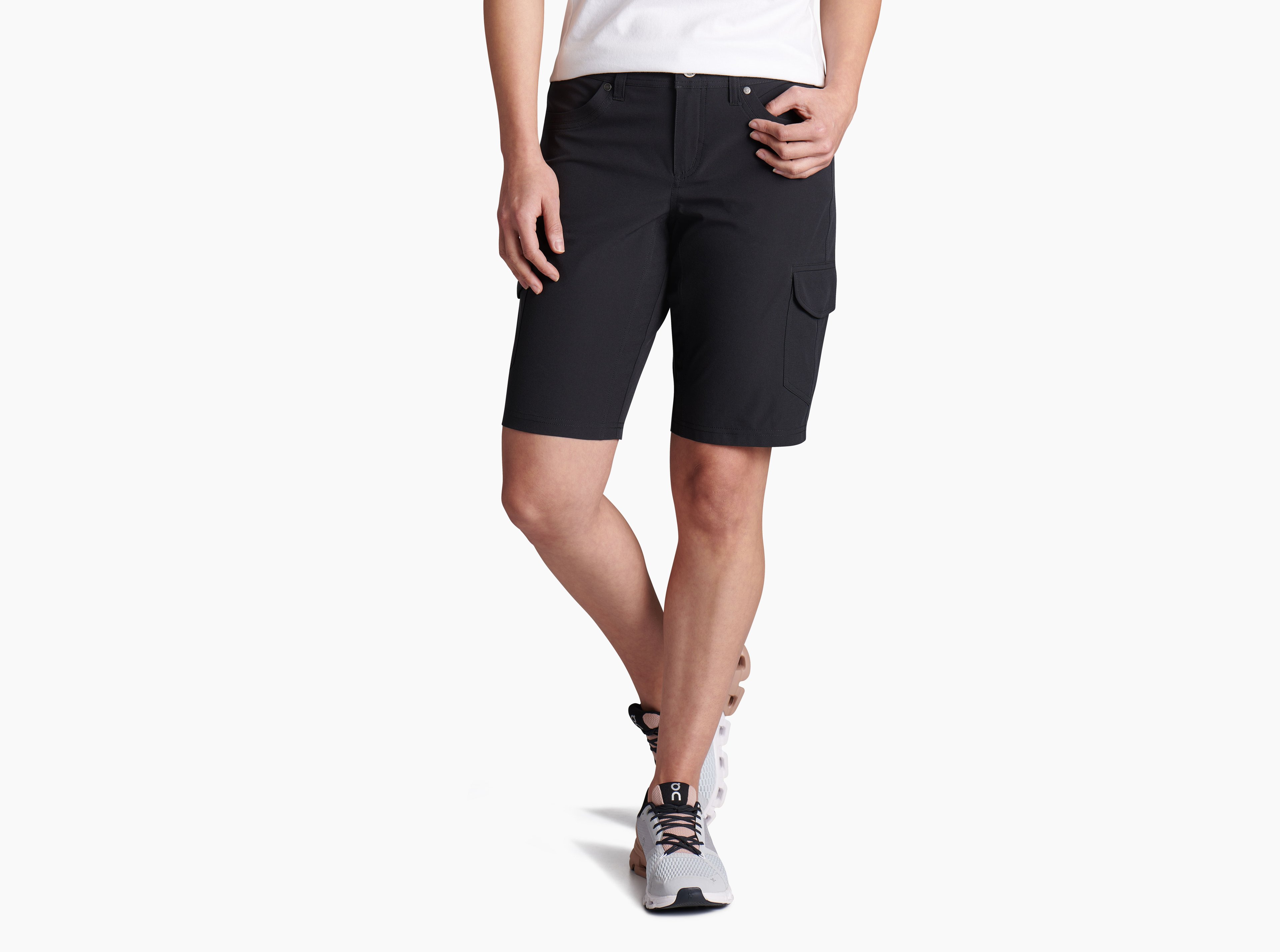 KUHL Freeflex Cargo Short 10" RAVEN Front
