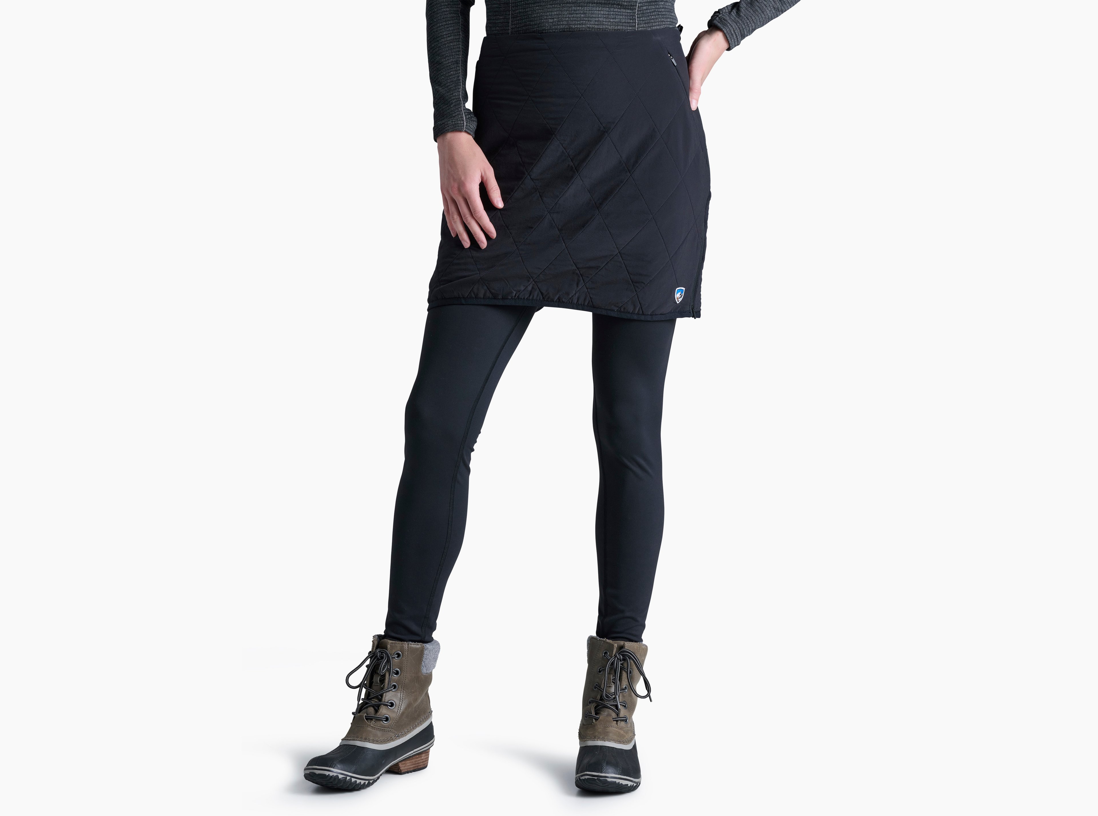 KUHL W's AeroLight Skirt RAVEN Front