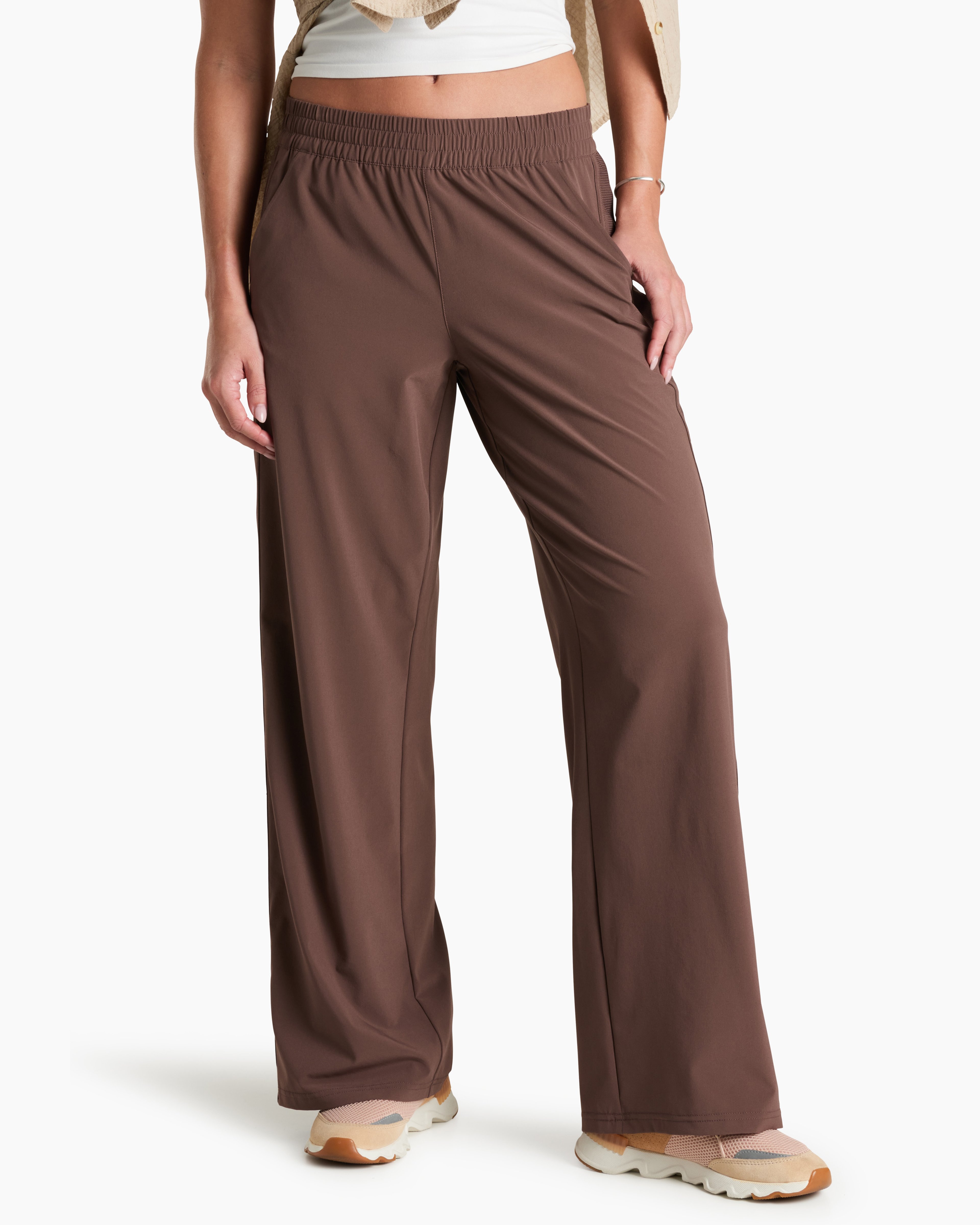 KUHL W's Vantage Wide Leg COFFEE Front
