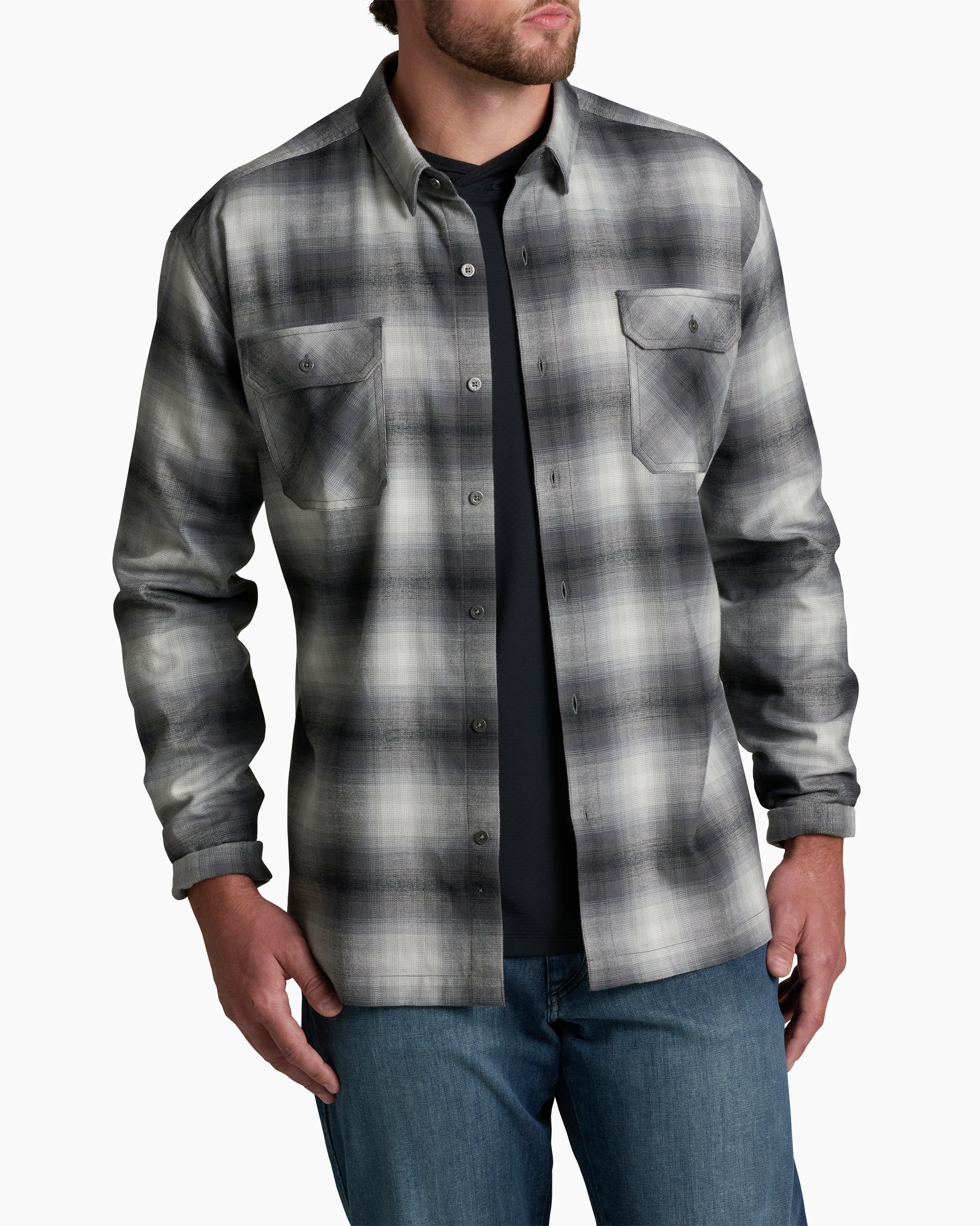 KUHL Dillingr Flannel LS Tall WIND GUST Front