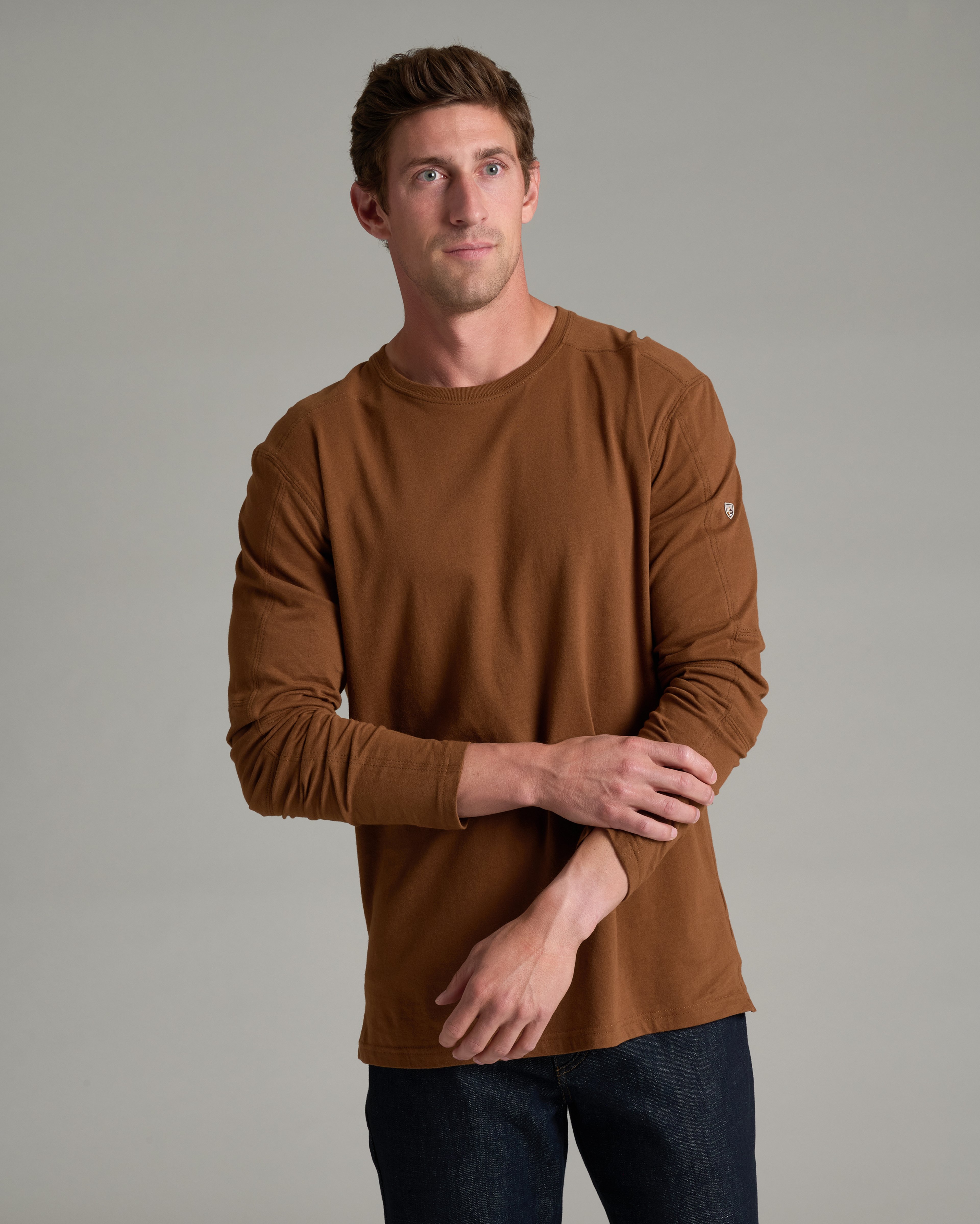 KUHL Bravado LS SADDLE BROWN Front