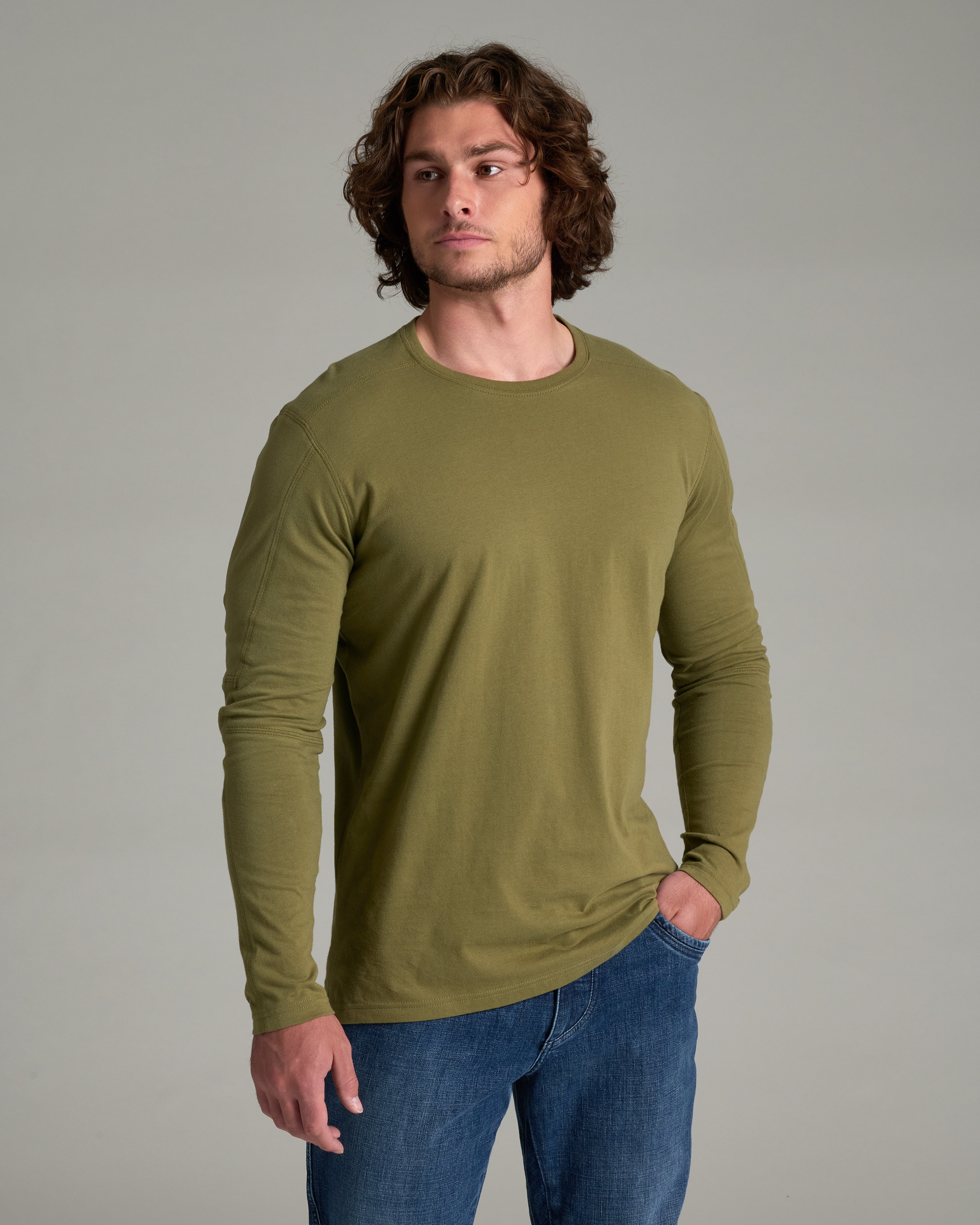 KUHL Bravado LS SMOKED OLIVE Front