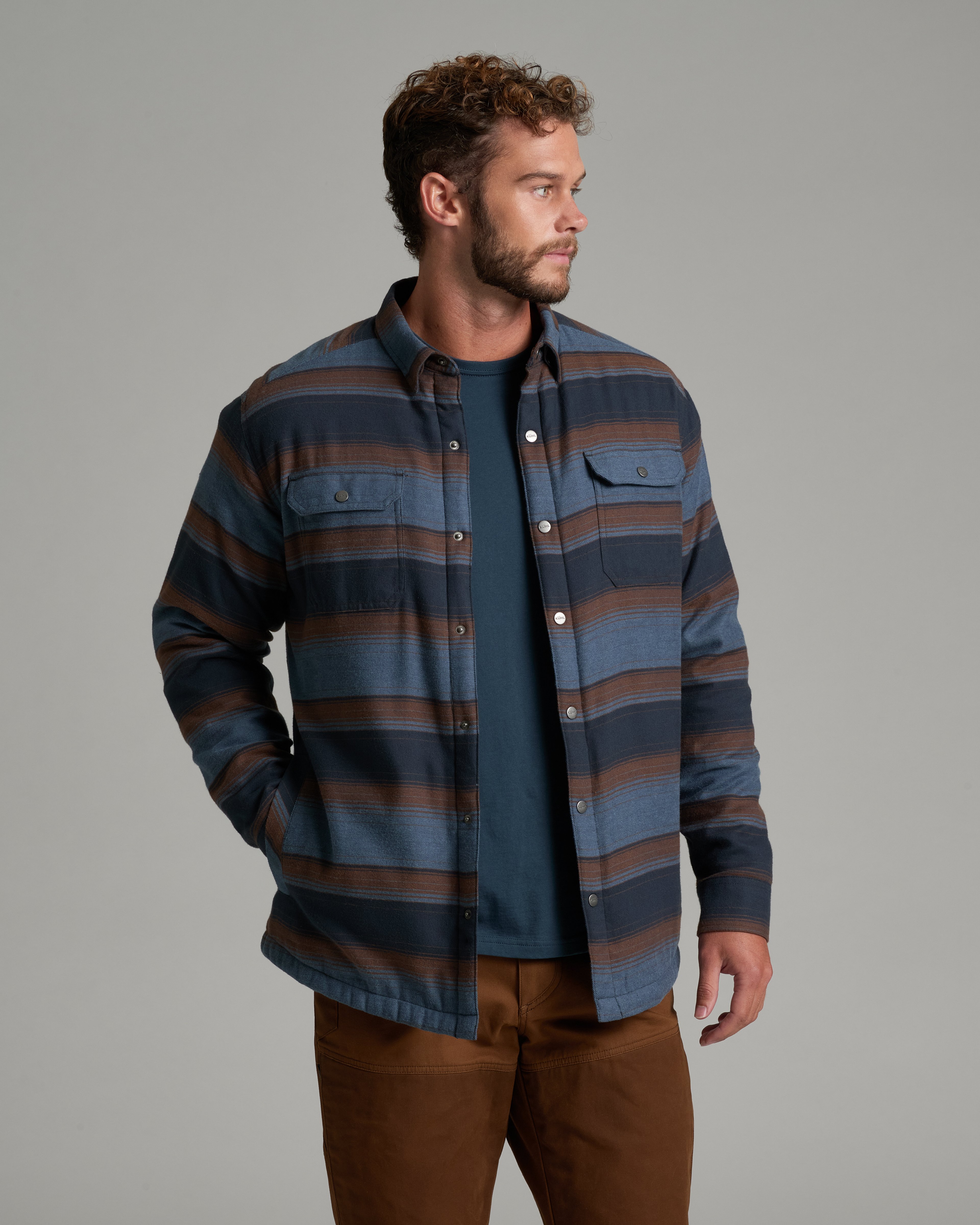 KUHL Joyrydr Shirt-Jac BRONZE BLUE Front