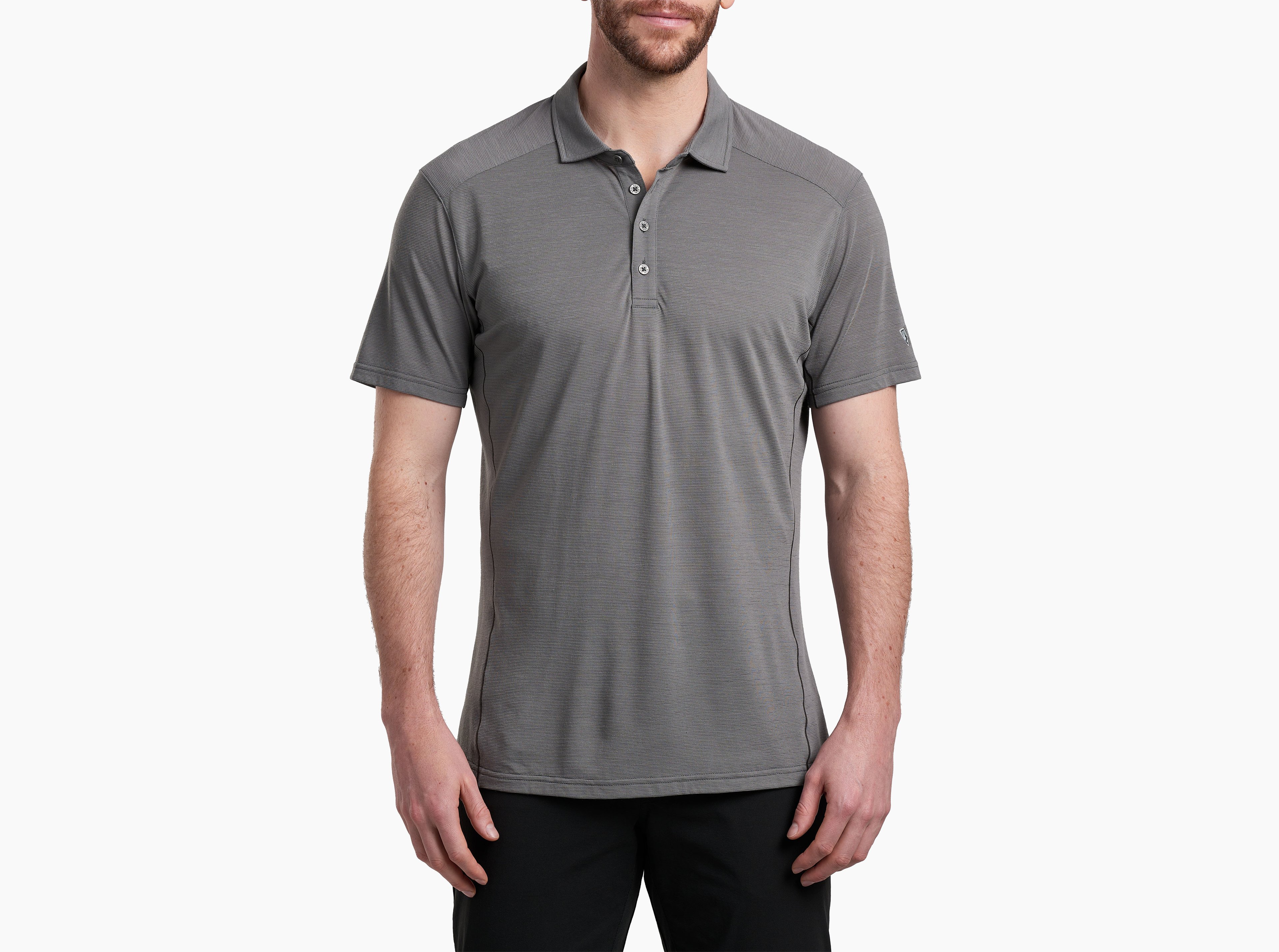KUHL Valiant Polo GUN METAL Front