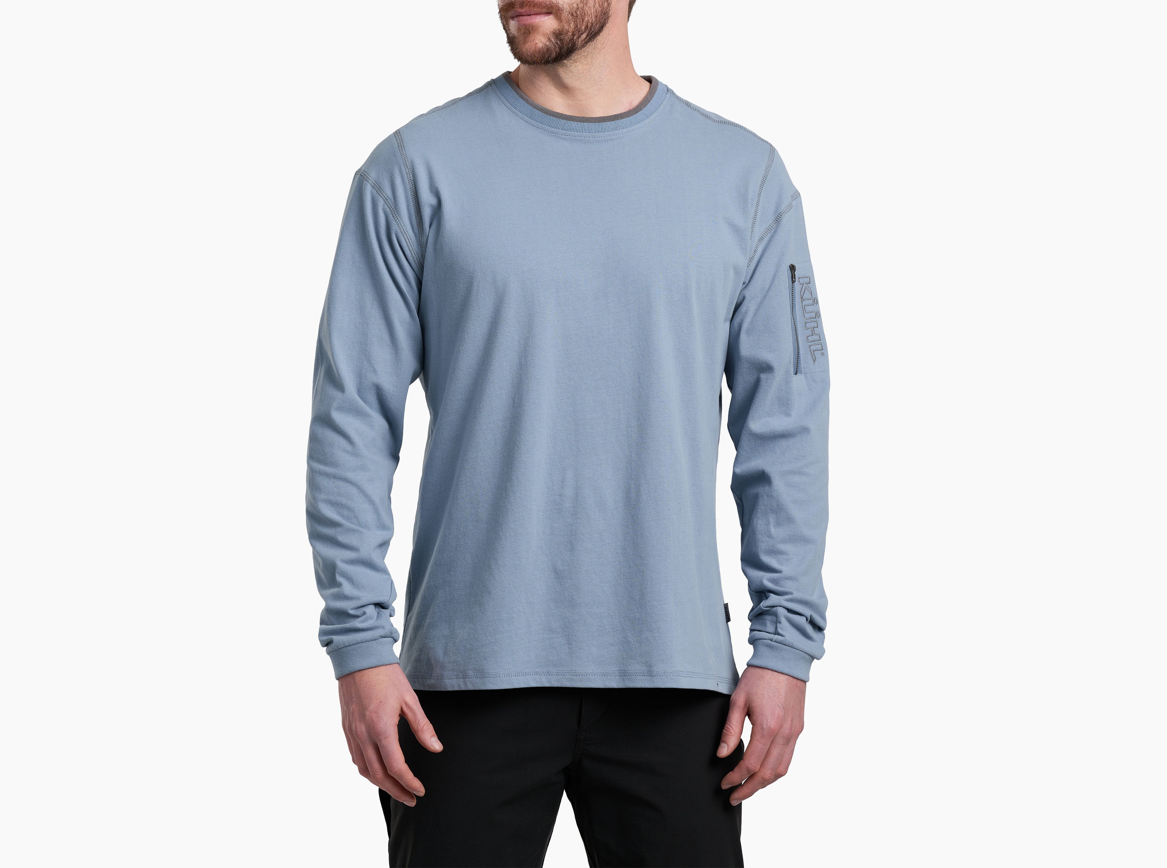 KUHL Kommando Crew LS MINERAL BLUE  Front