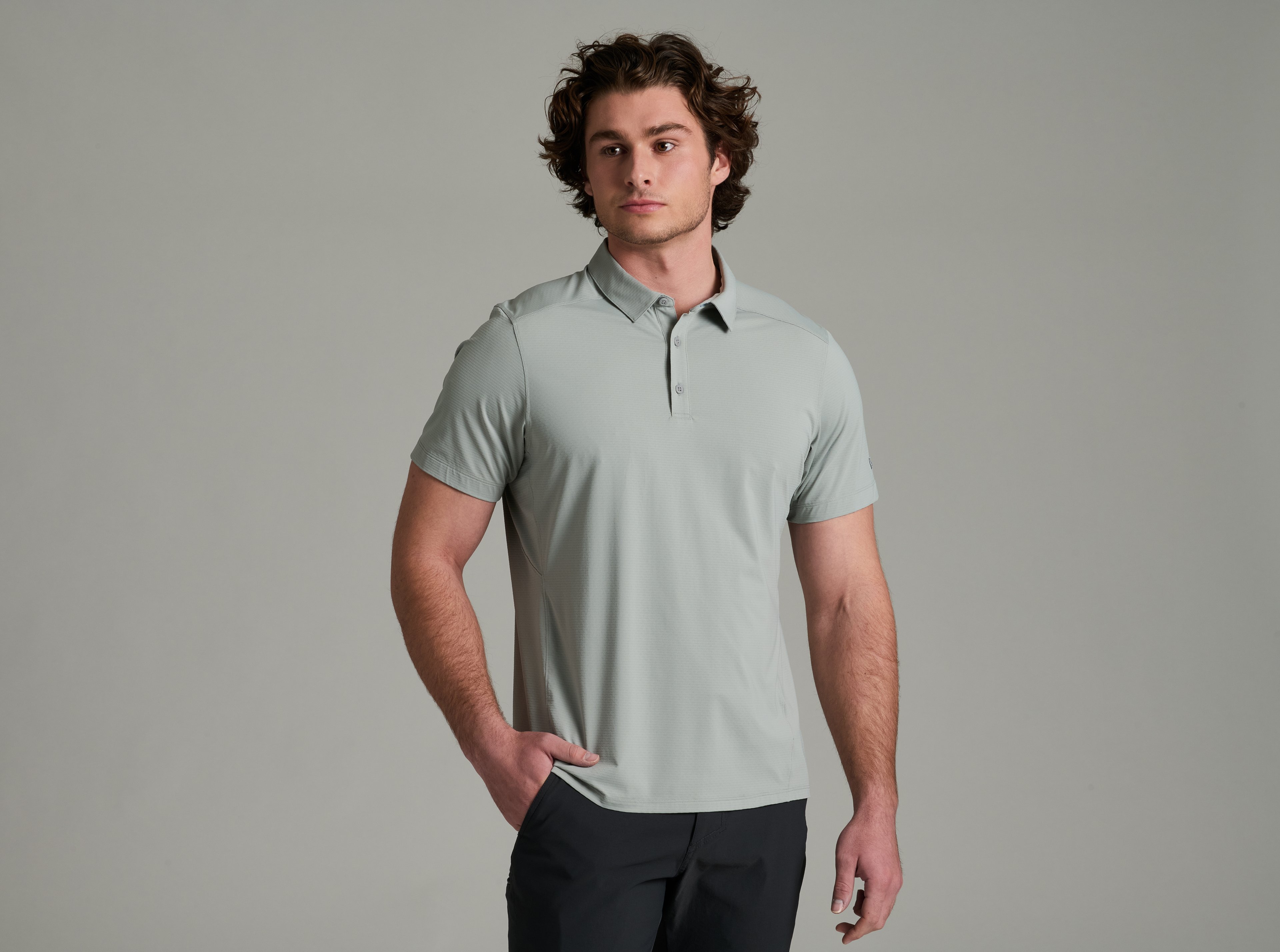 KUHL Kovert Polo CLOUD GRAY Front