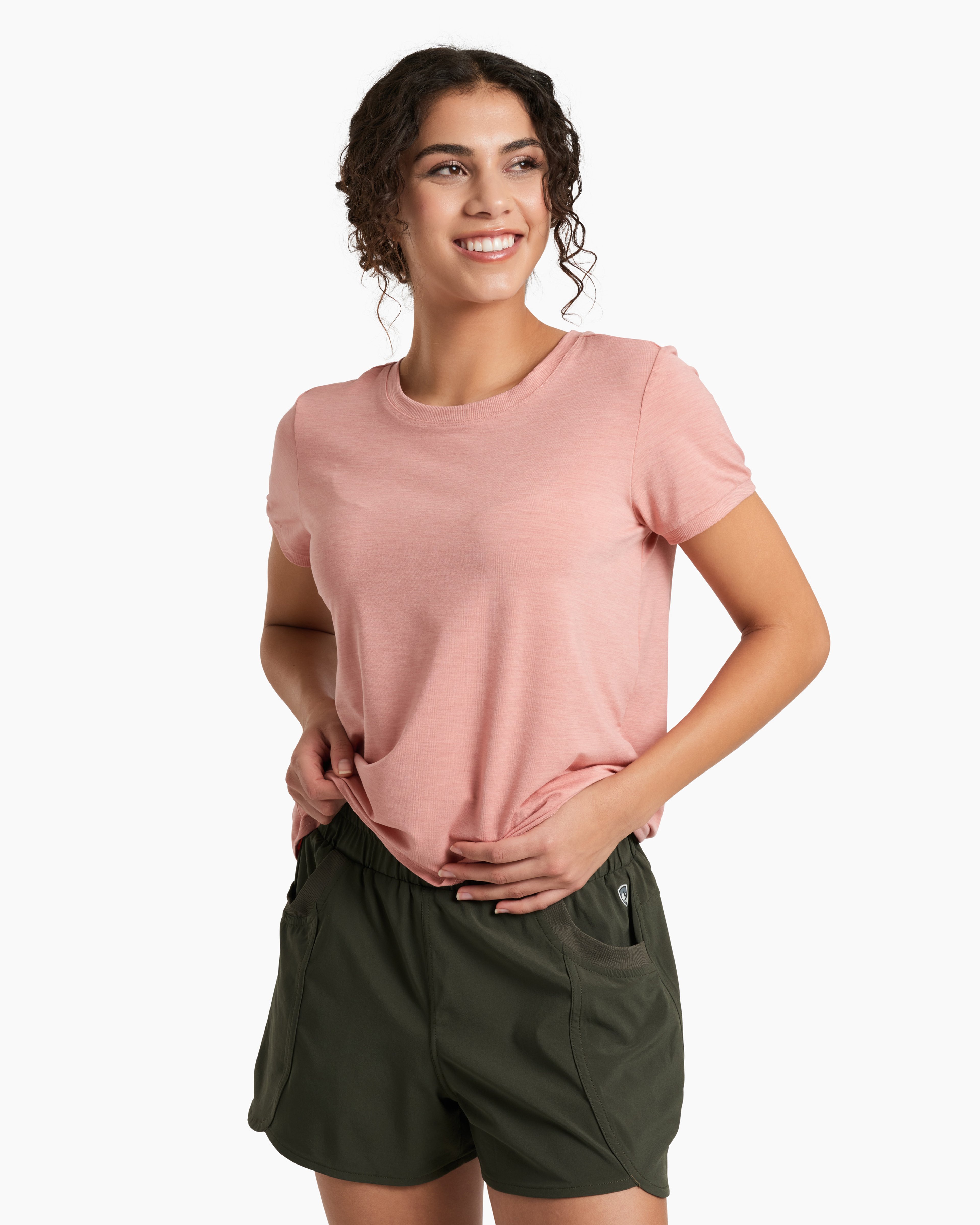 KUHL Inspira SS CORAL ROSE Front