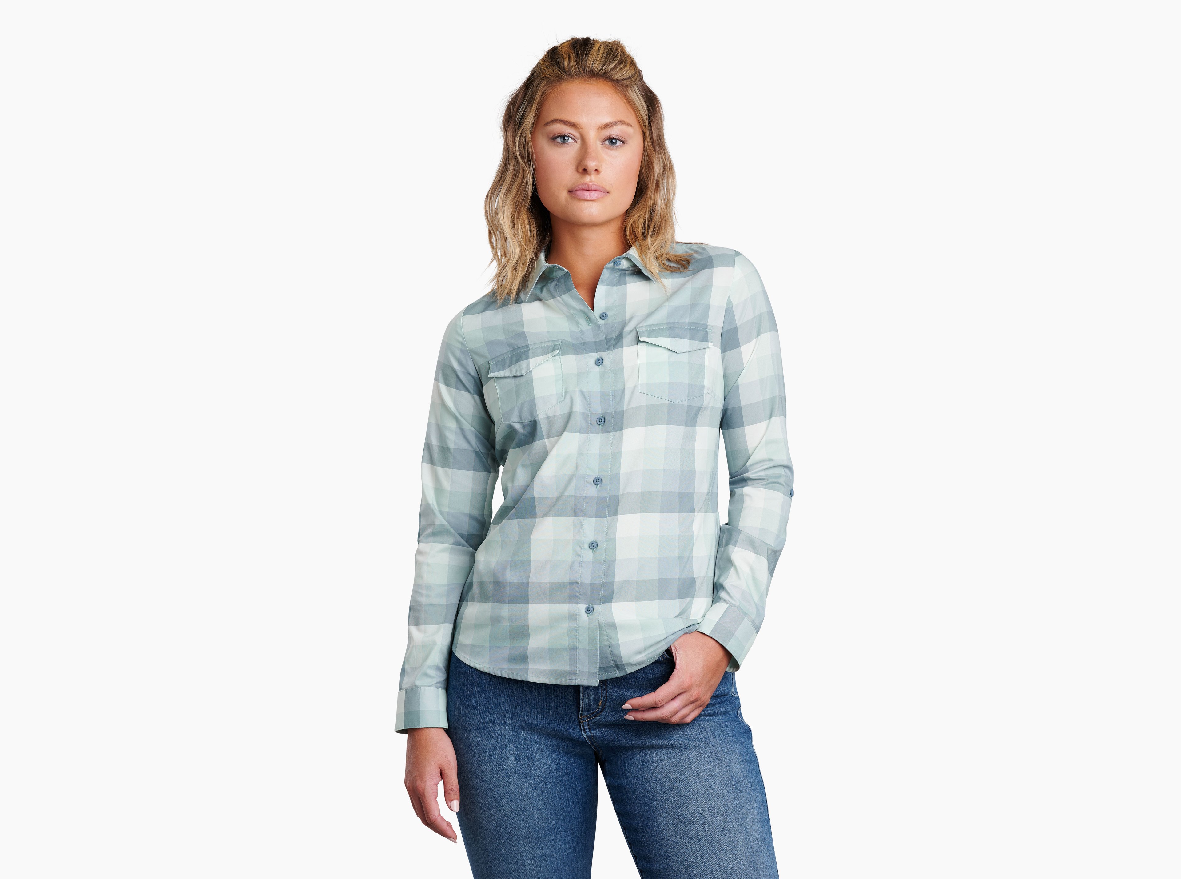 KUHL Kamp LS SOFT JADE Front