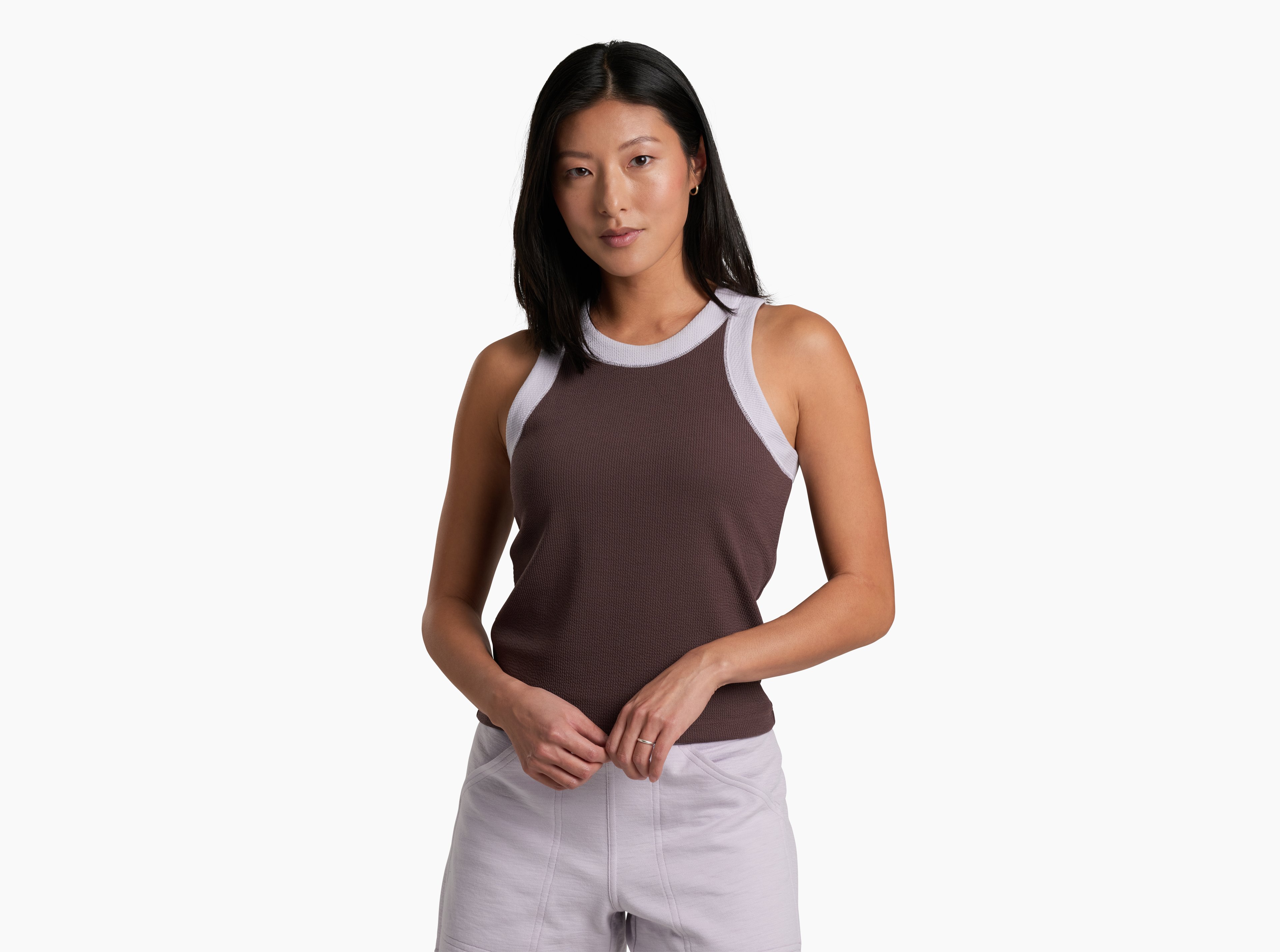 KUHL Remi Tank COFFEE Front