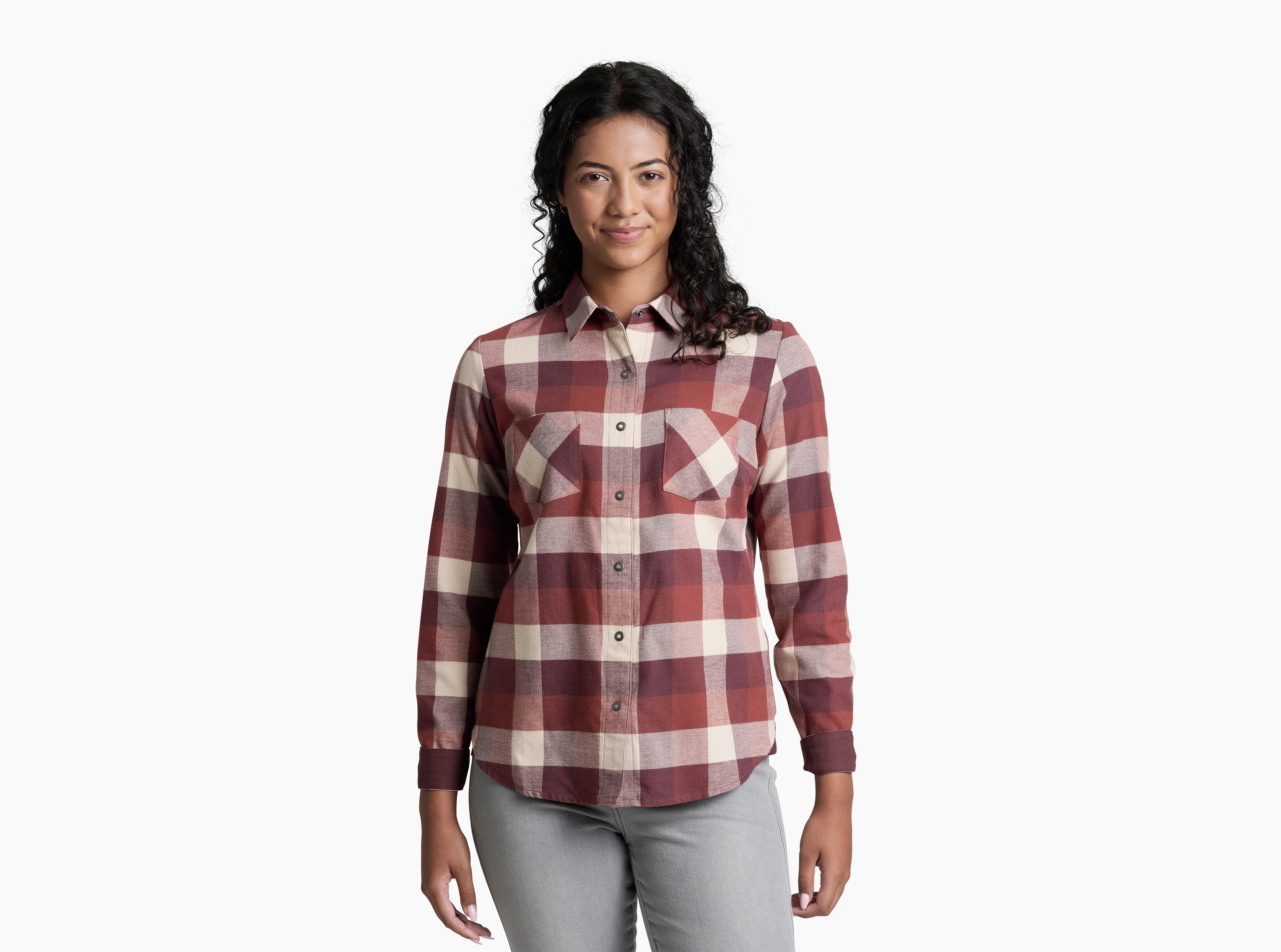 KUHL Darcy Flannel CHERRYWOOD Front
