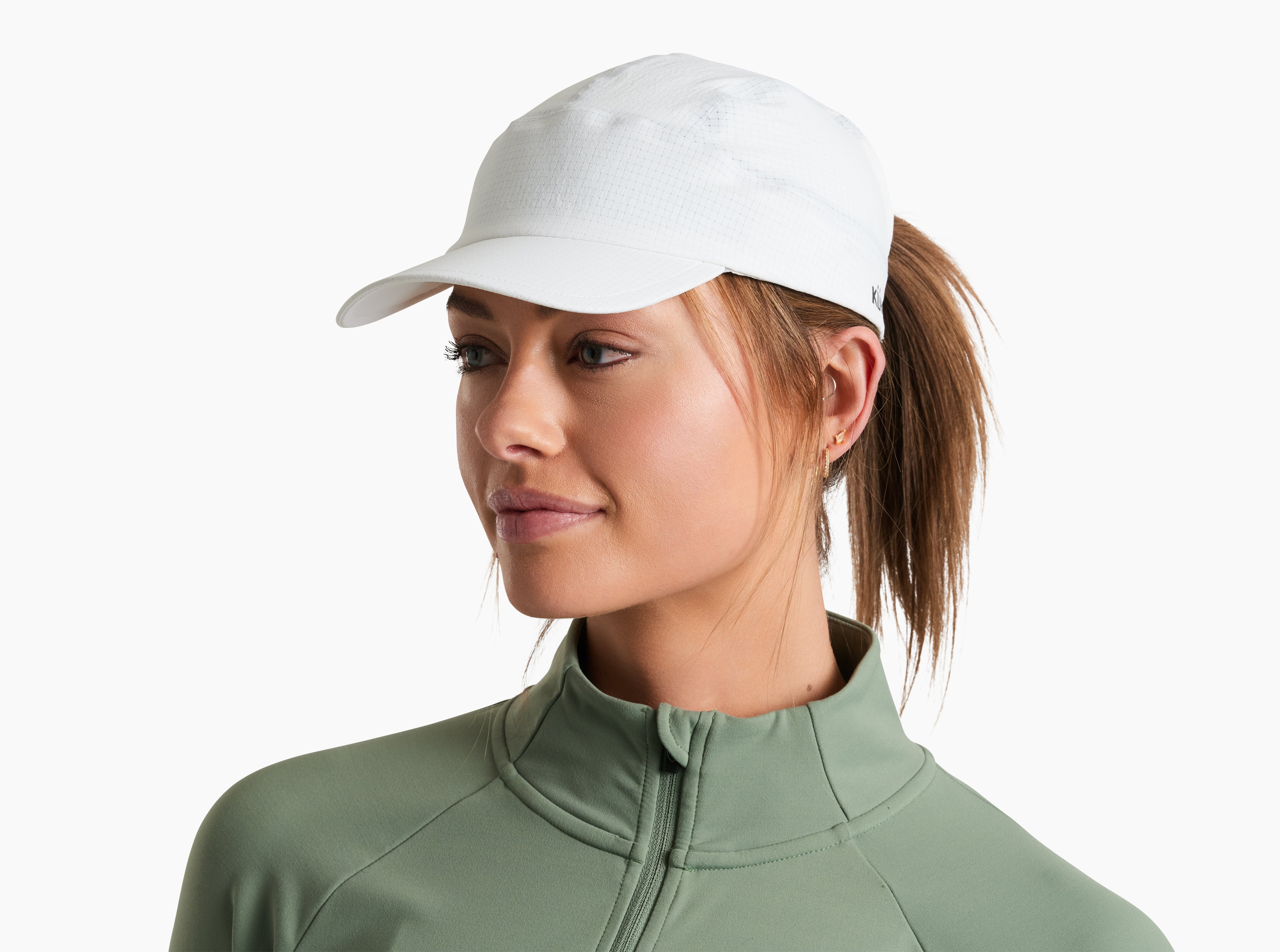 KUHL W's KUHL Breeze Ponytail Cap ALPINE WHITE Front