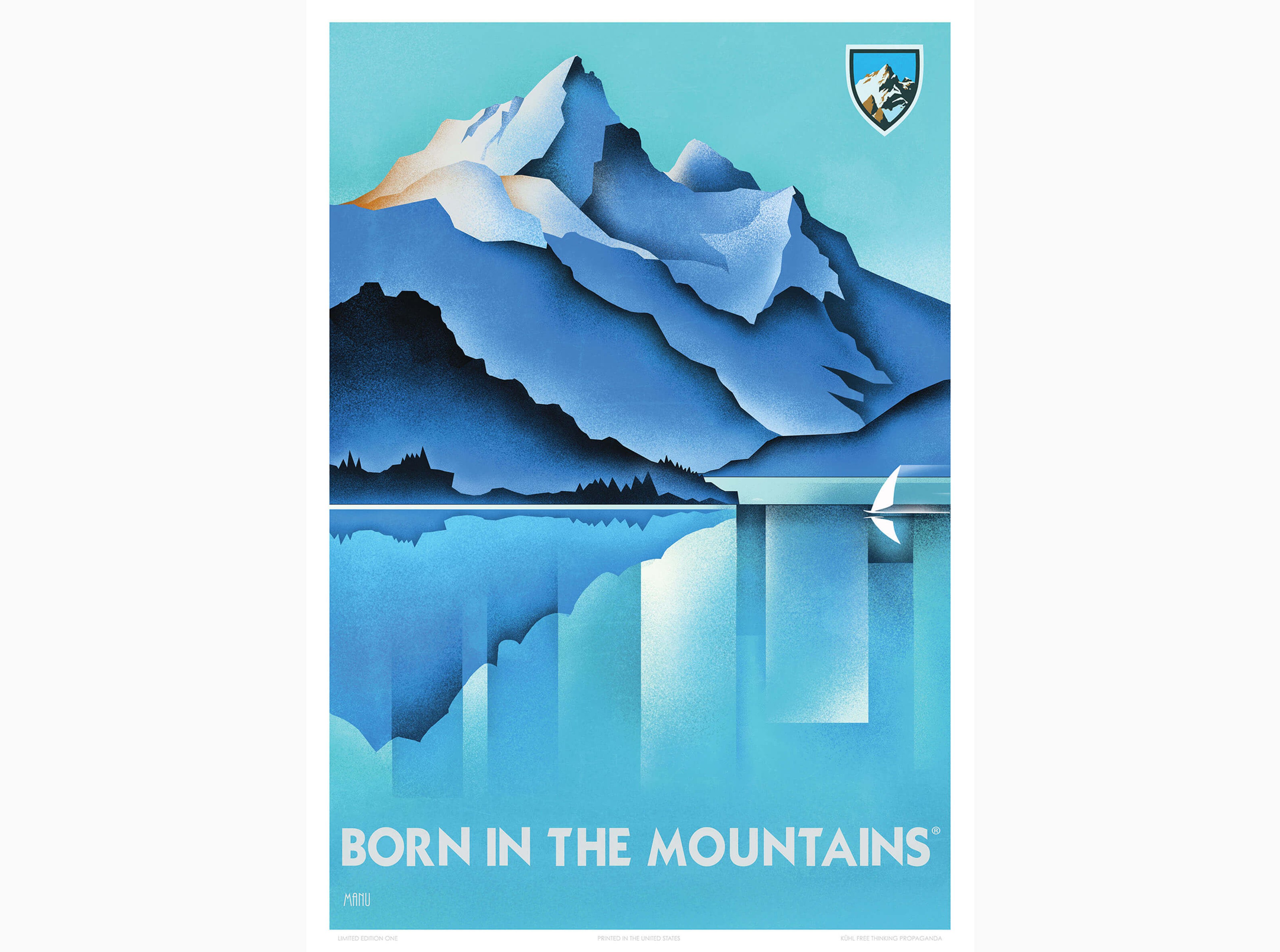 KUHL PRINT BORN MTN GREY