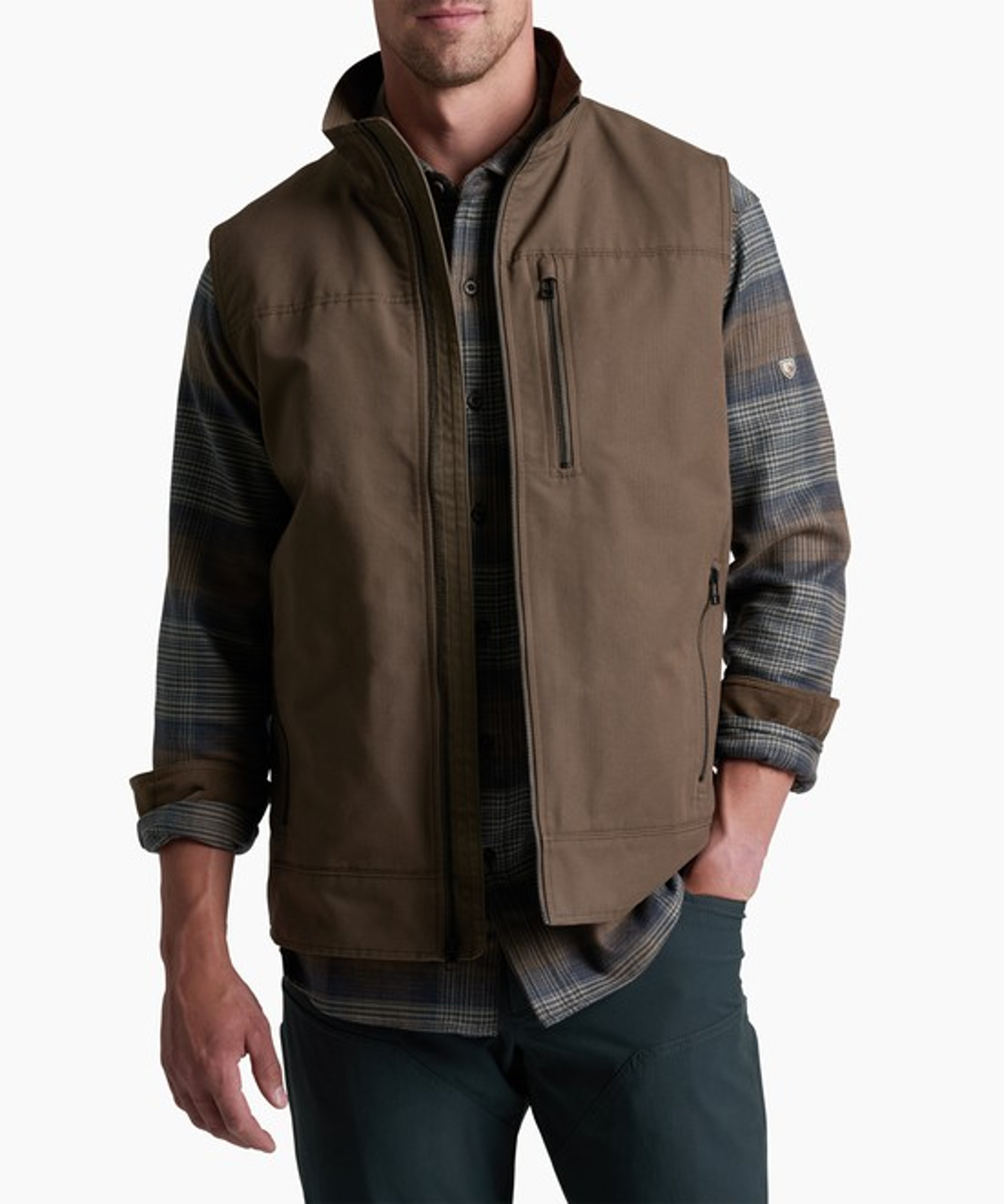 KUHL Burr Vest Kanteen Front