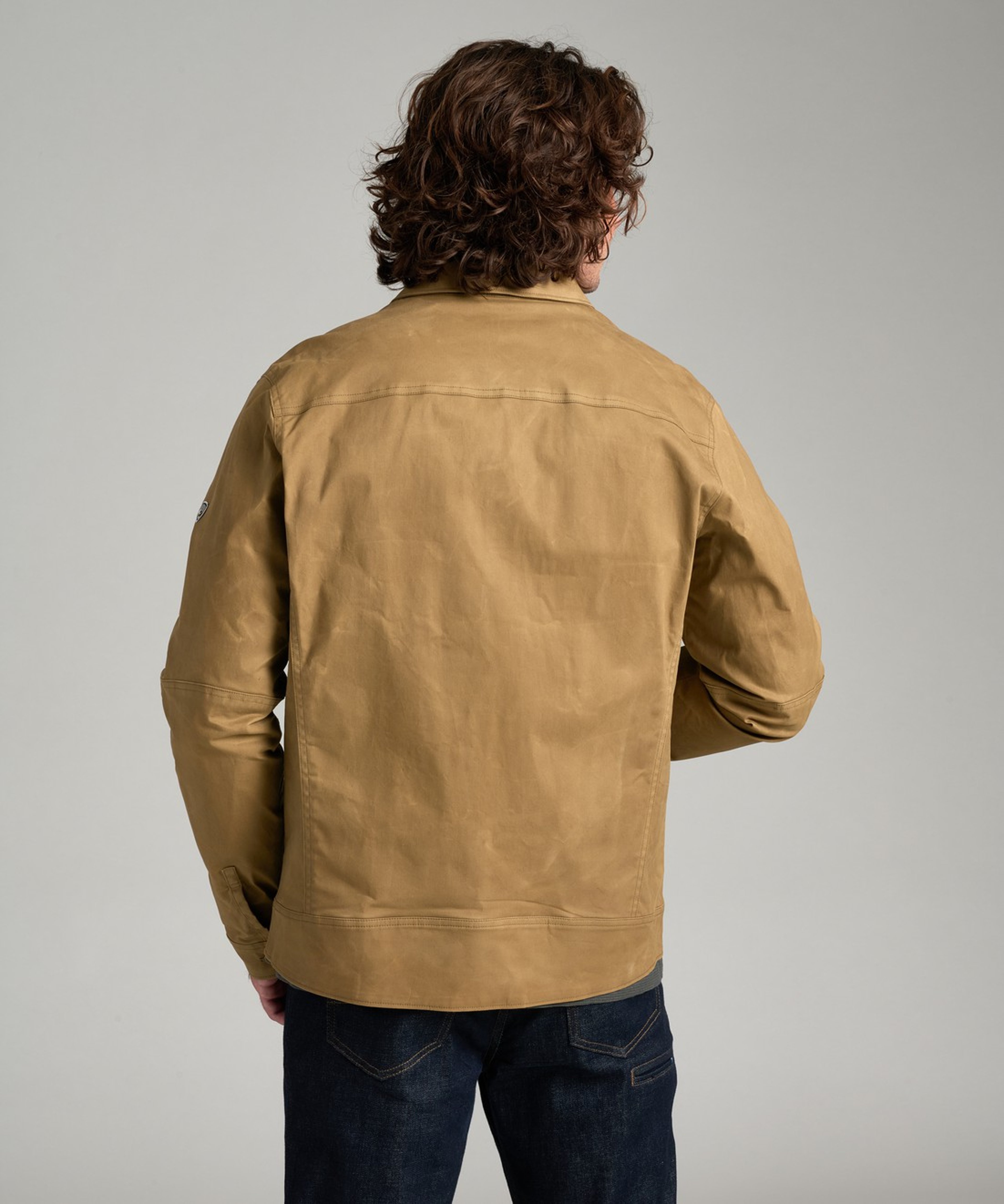 KUHL Outlaw Waxed Jacket Desert Khaki Back