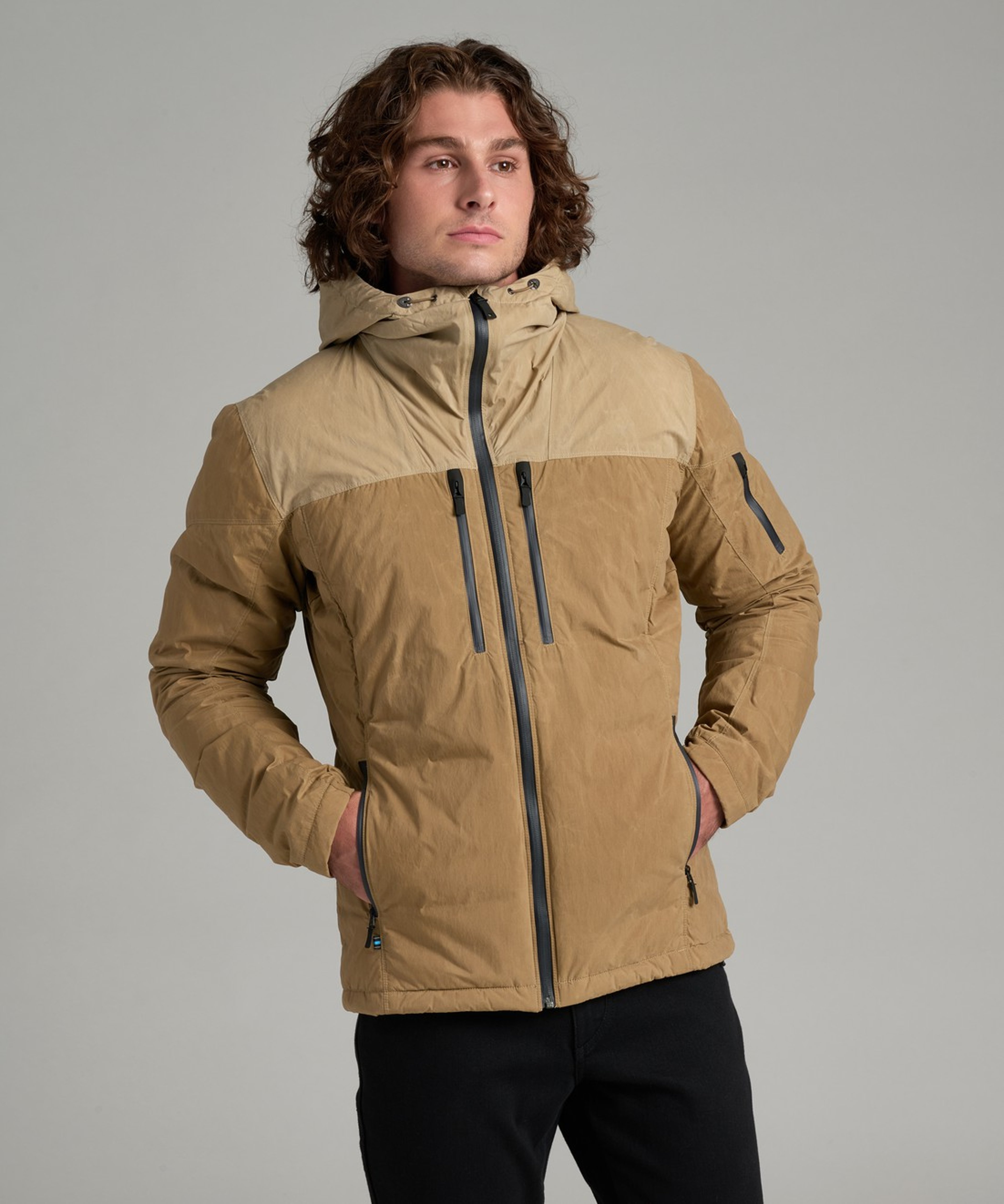 KUHL M's Wyldefire Hoody Desert Khaki/Kanvas Front