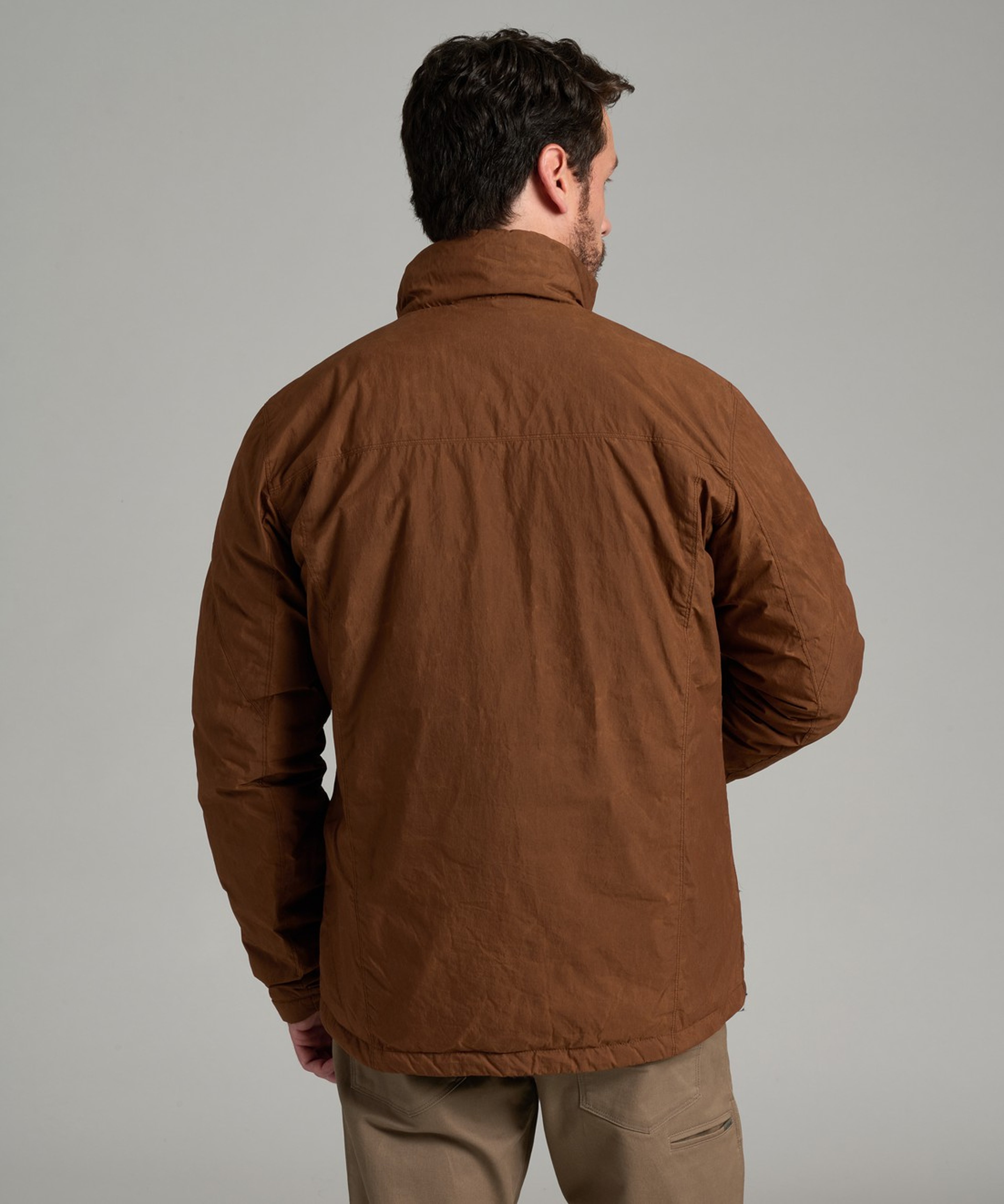 KUHL M's Wyldefire Jacket Saddle Brown Back