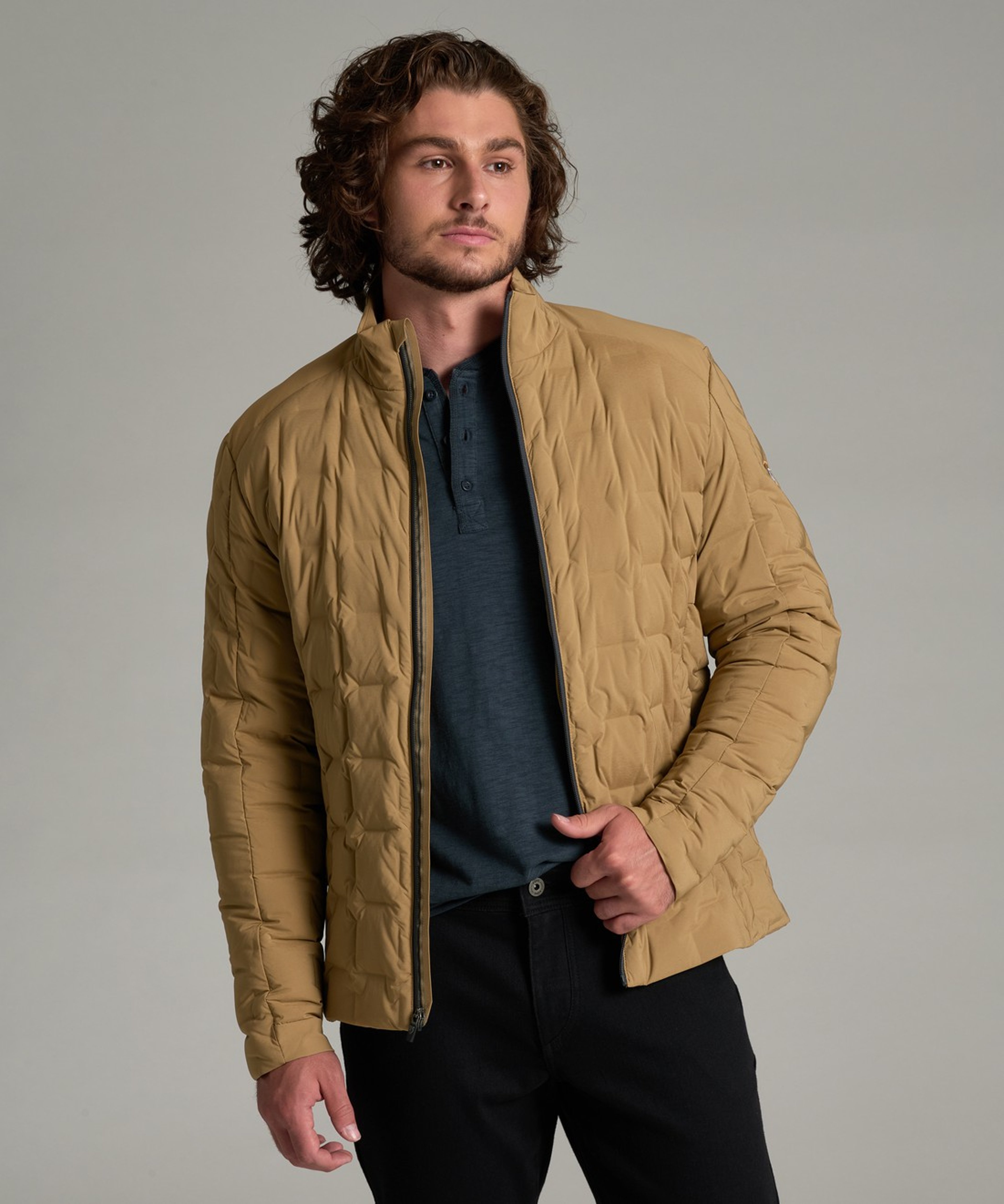 KUHL M's Firestorm Down Jacket Desert Khaki Front