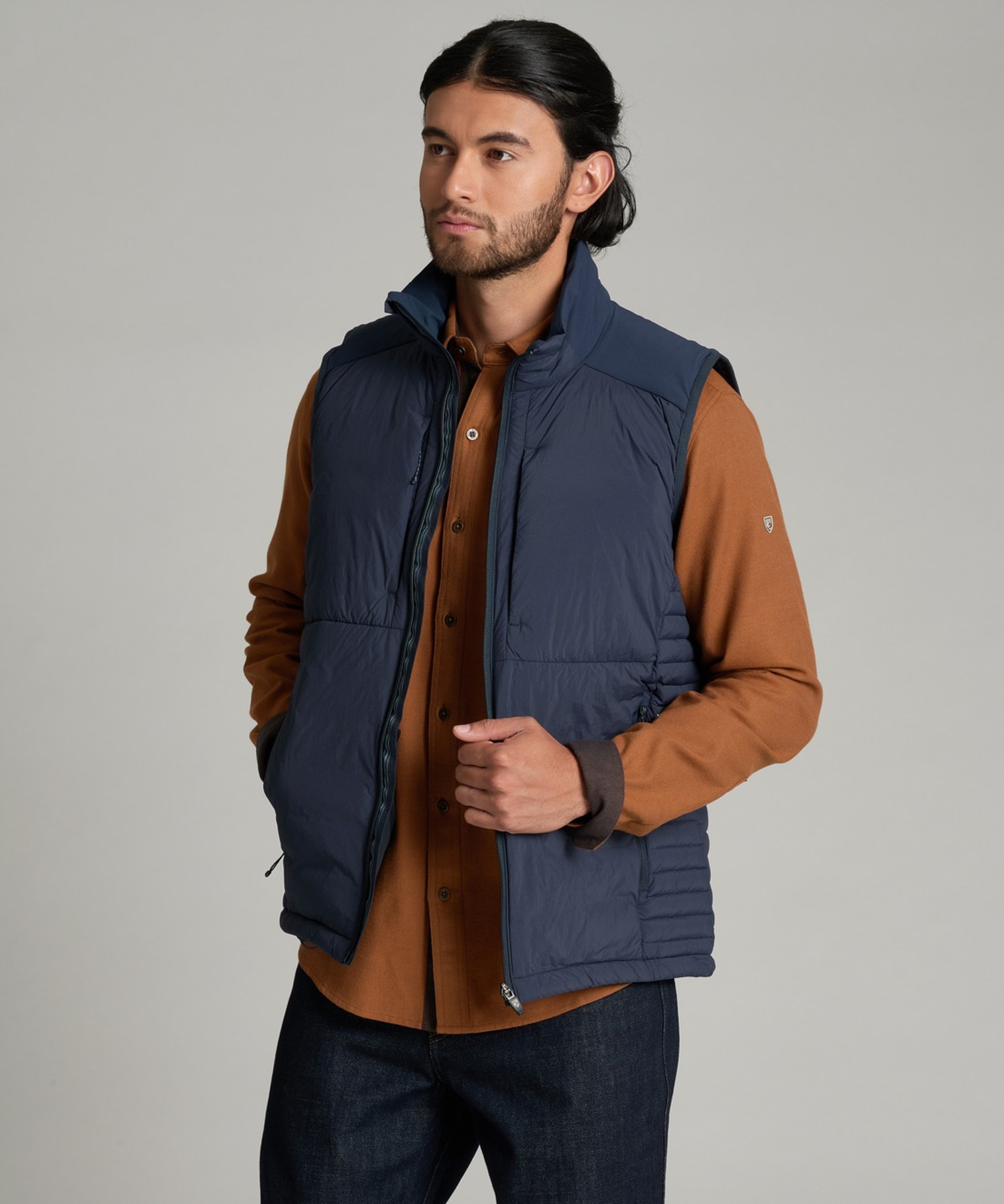 KUHL M's Spyfire Vest Pirate Blue Front