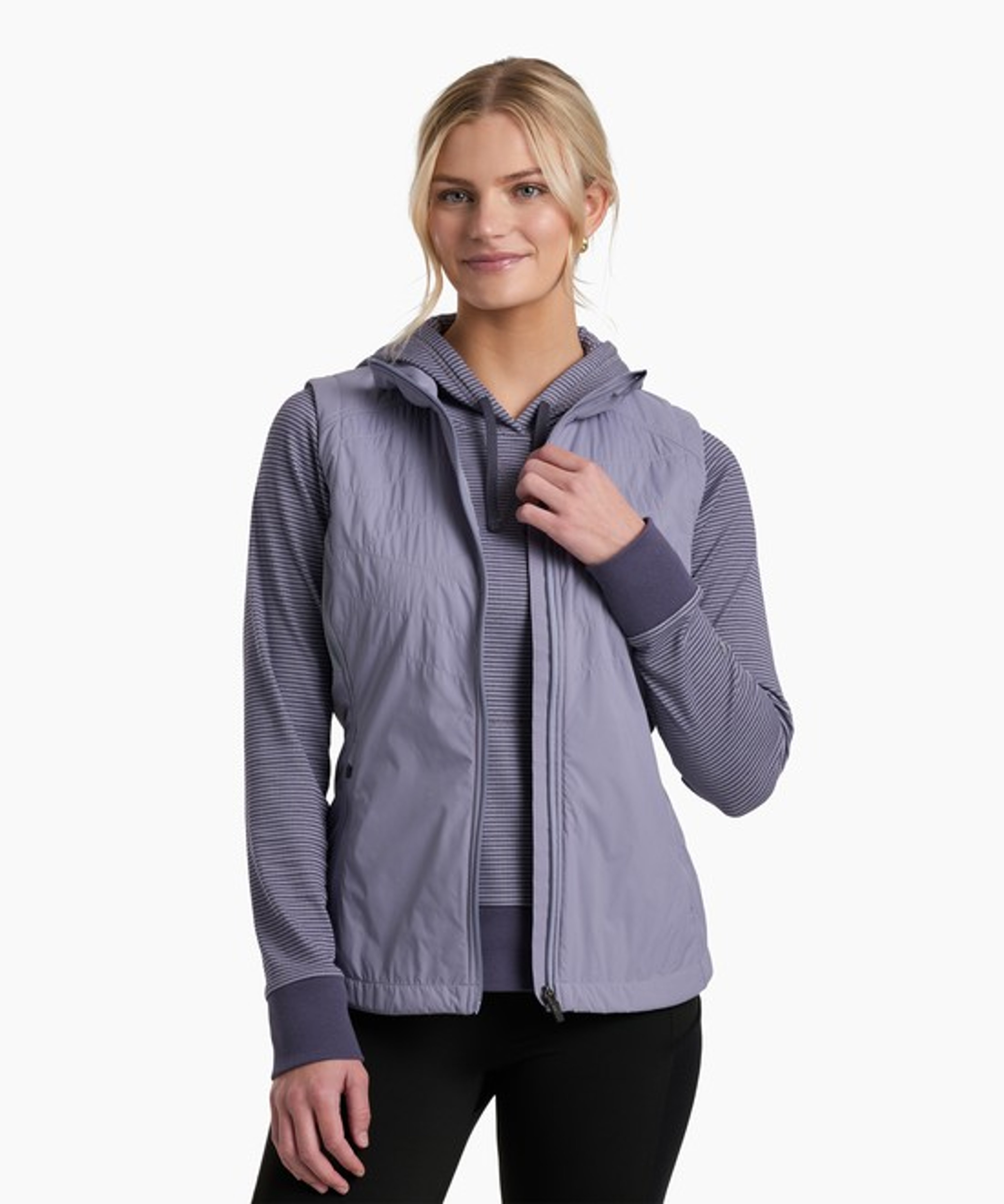 KUHL W's The One Vest Violet Haze Front
