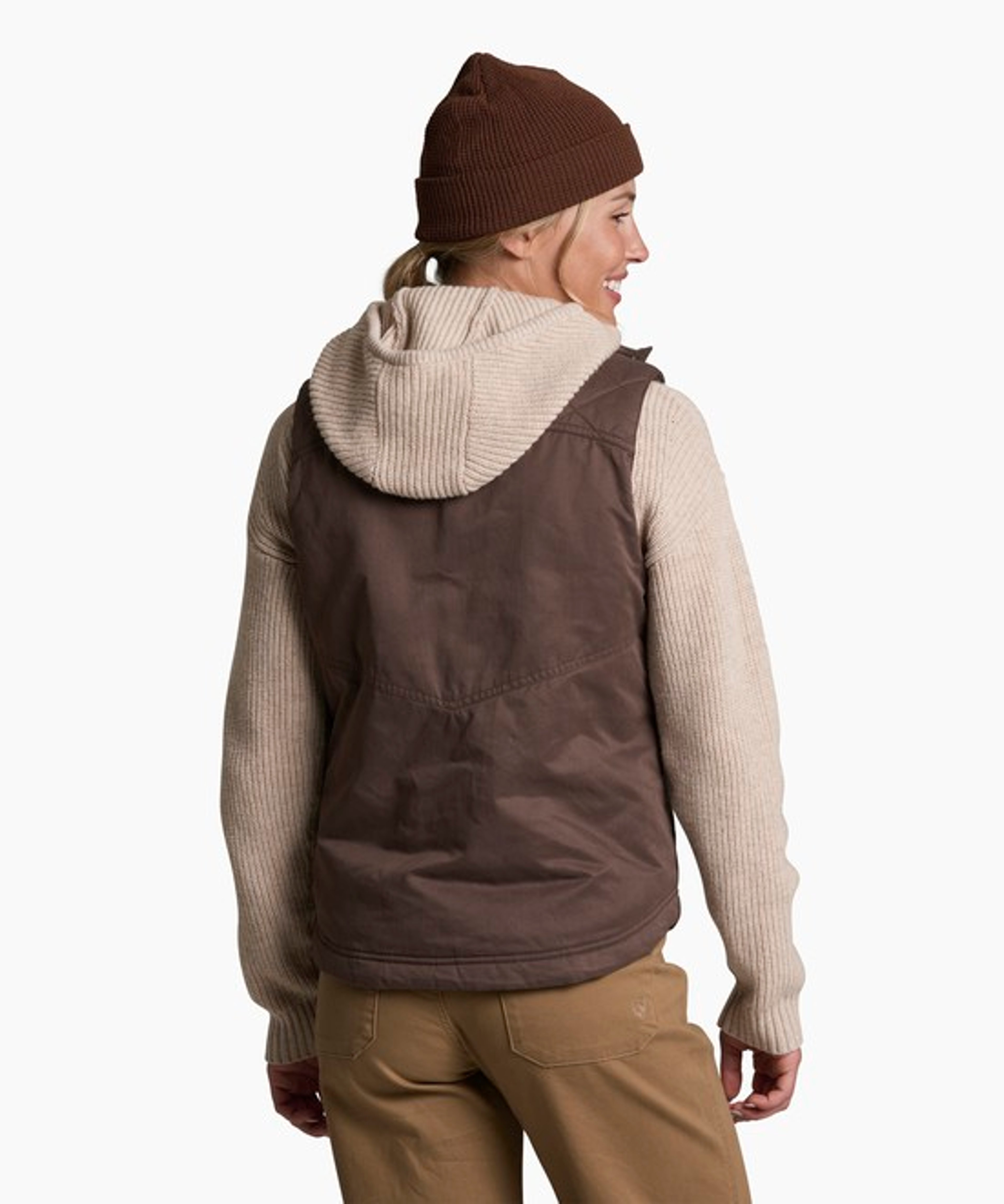 KUHL W's Celeste Lined Vest Coffee Back