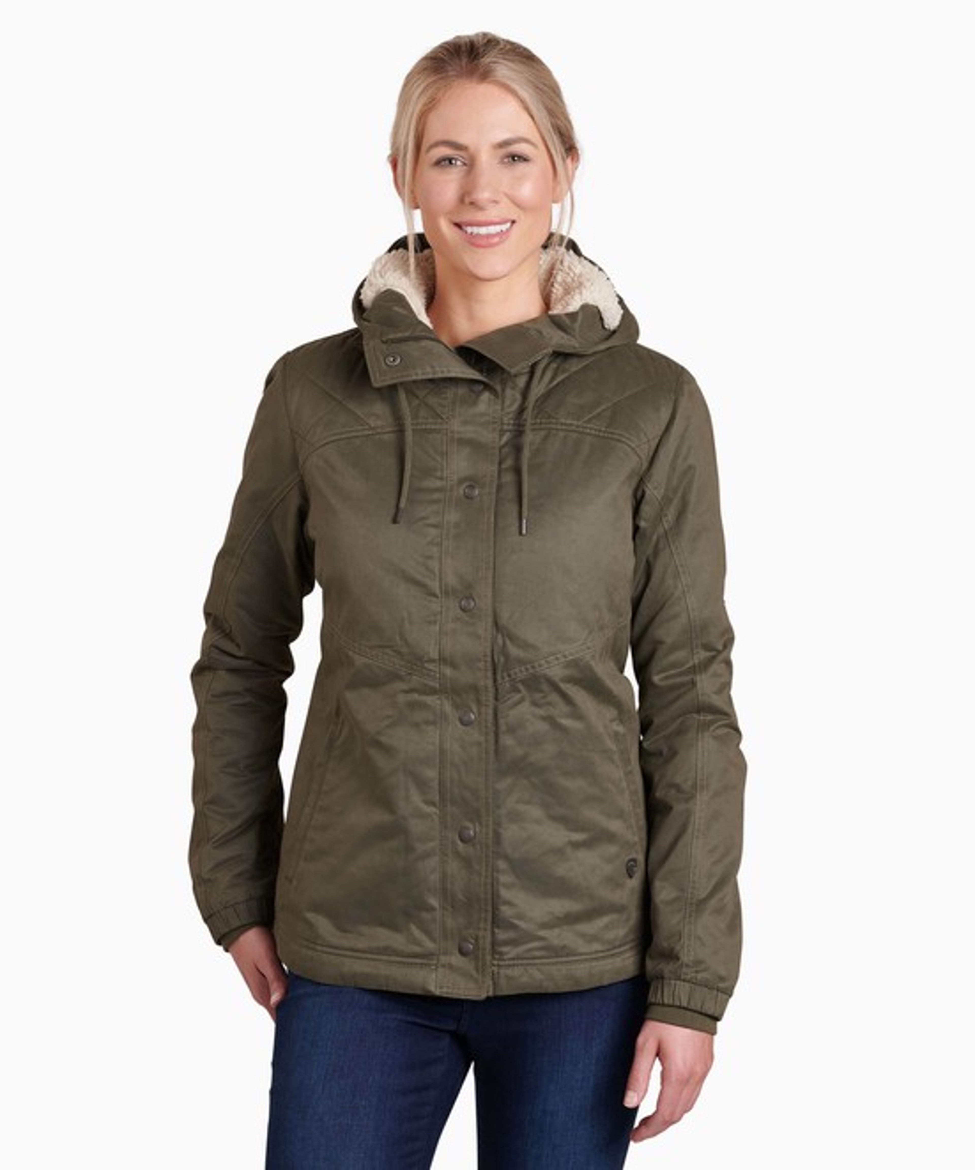KUHL W's Celeste Lined Hoody Sage Front
