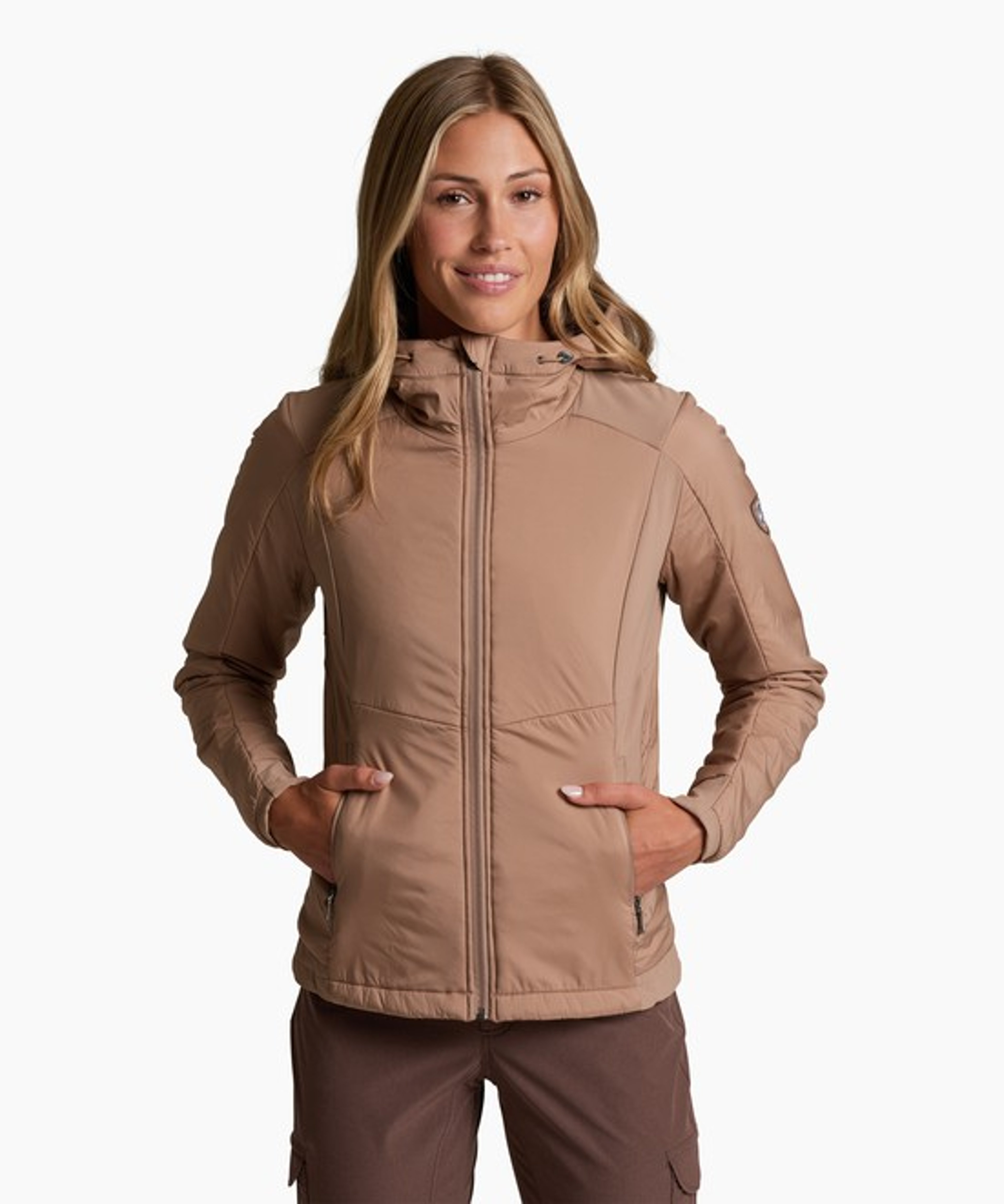 KUHL W's Aktivator Hoody Latte Front