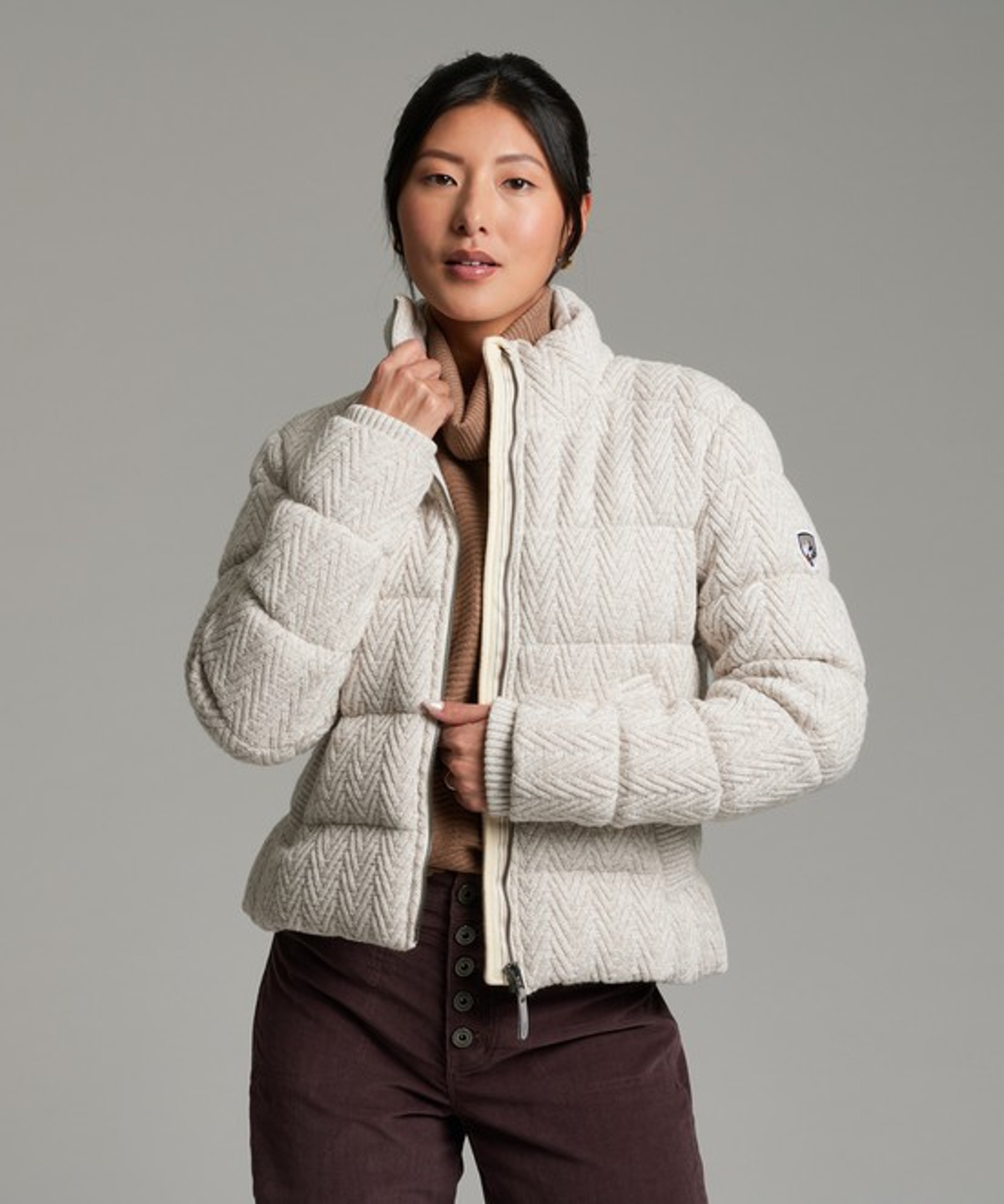 KUHL W's Brynn Down Jacket Vanilla Front