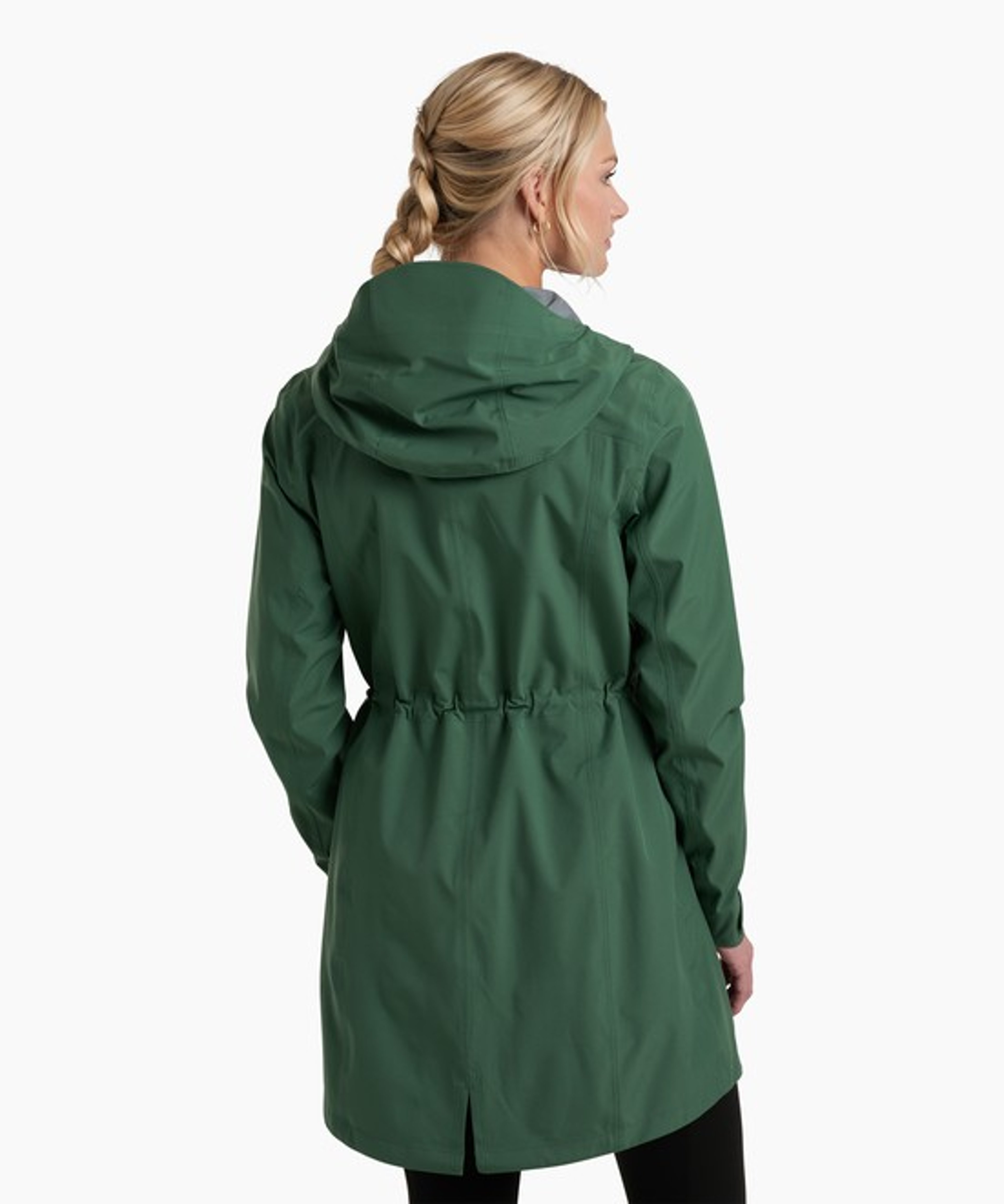 KUHL W's Stretch Voyagr Trench Smoked Pine Back