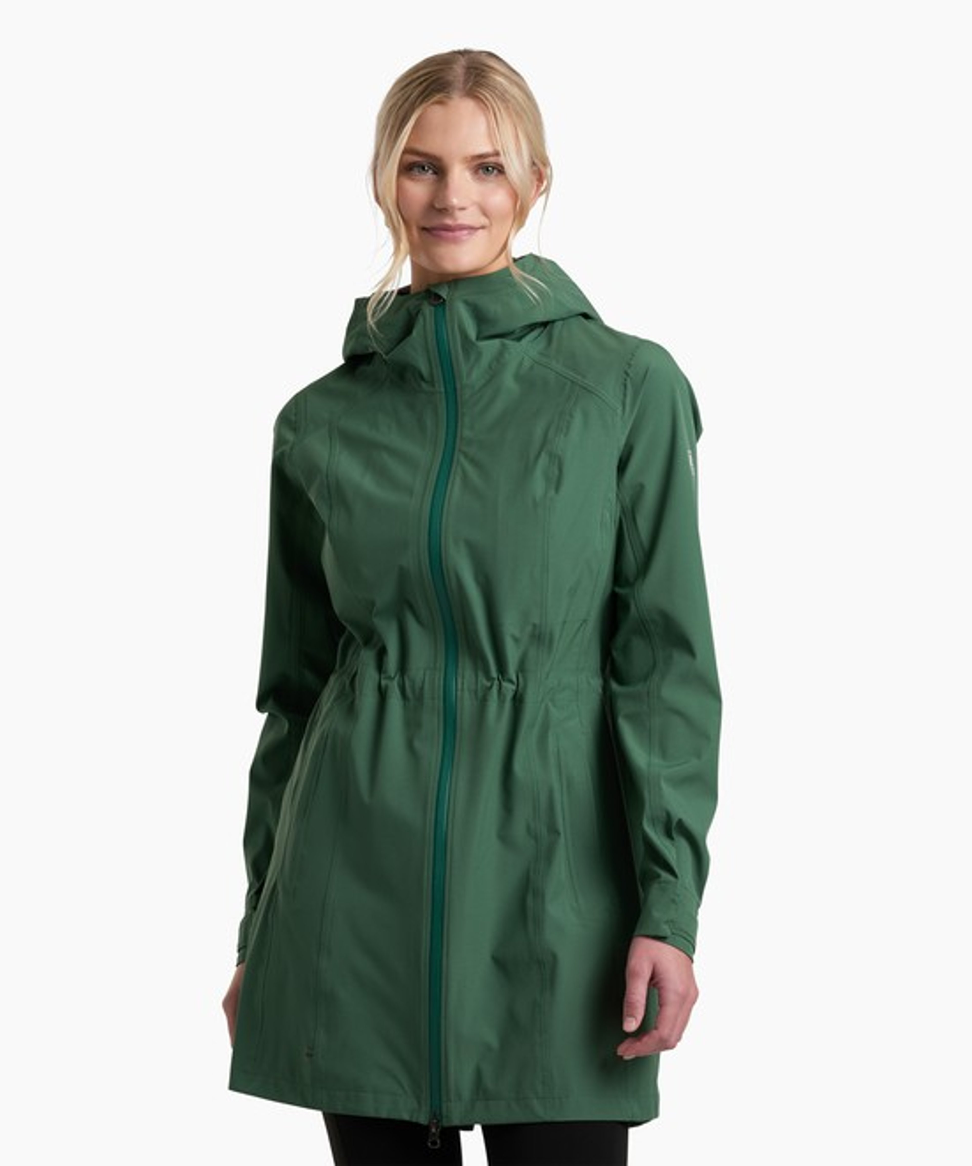 KUHL W's Stretch Voyagr Trench Smoked Pine Front