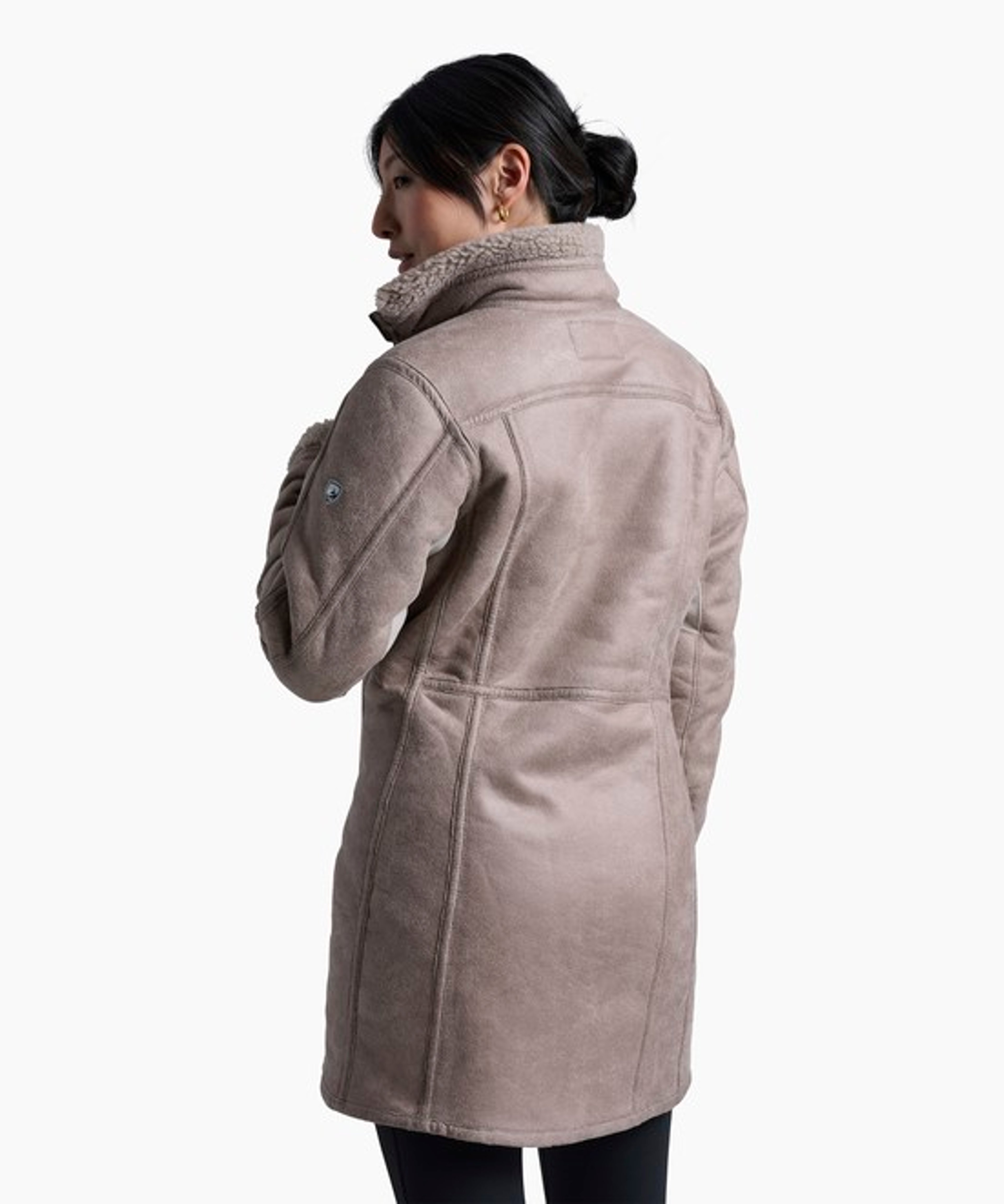 KUHL W's Dani Sherpa Trench Moon Light Back