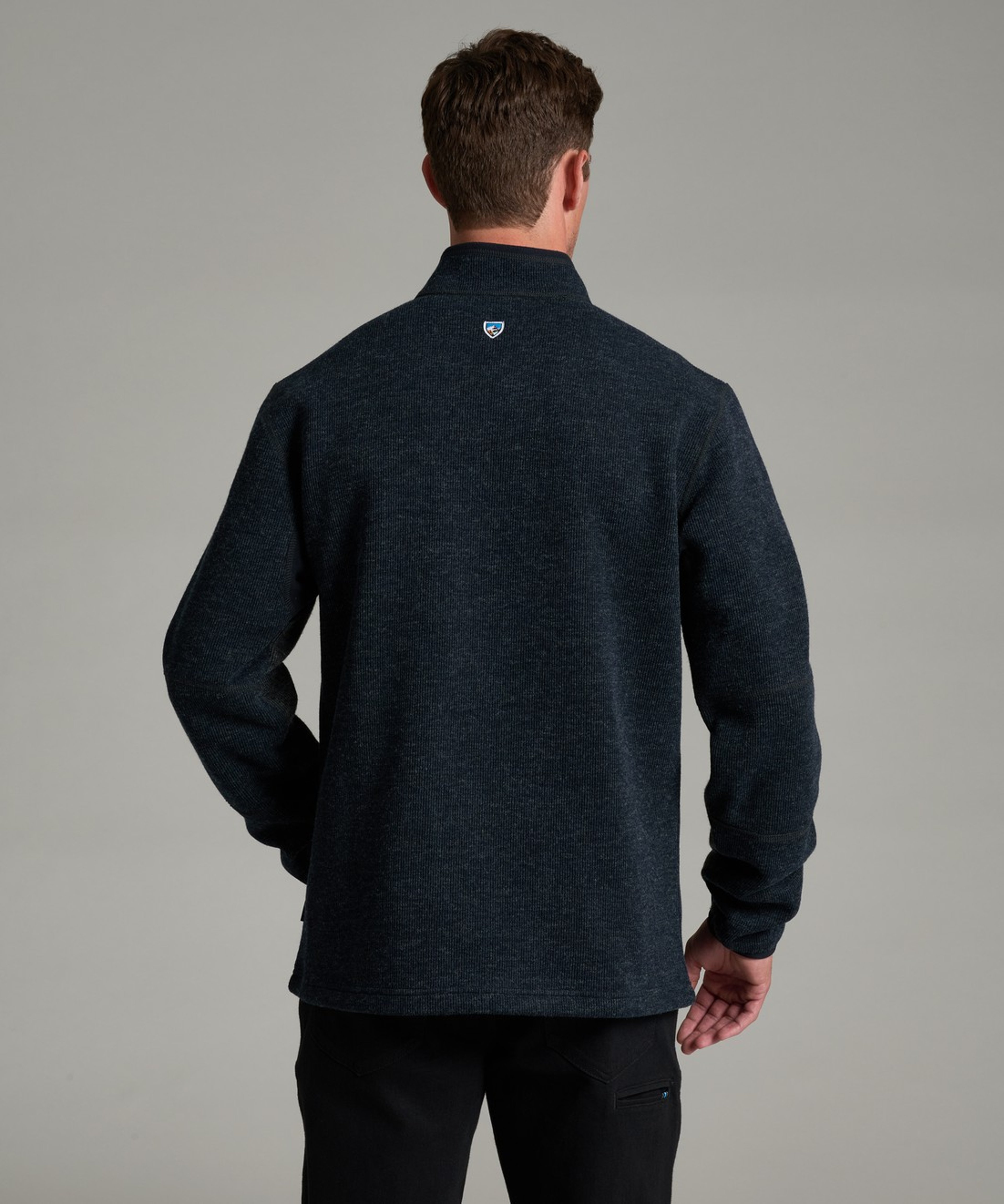 KUHL Thor 1/4 Zip Blue Graphite Back