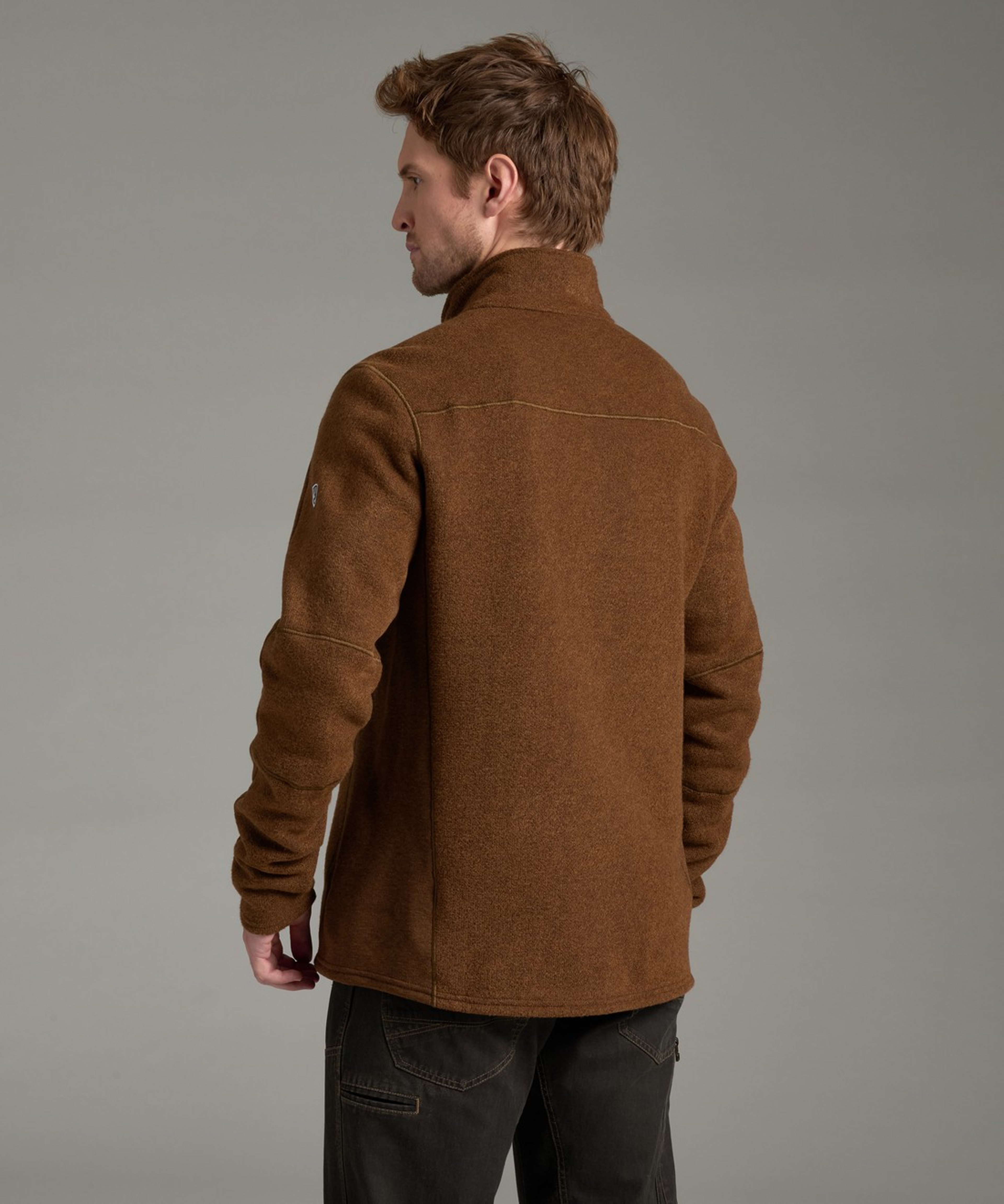 KUHL Interceptr 1/4 Zip Saddle Brown Back
