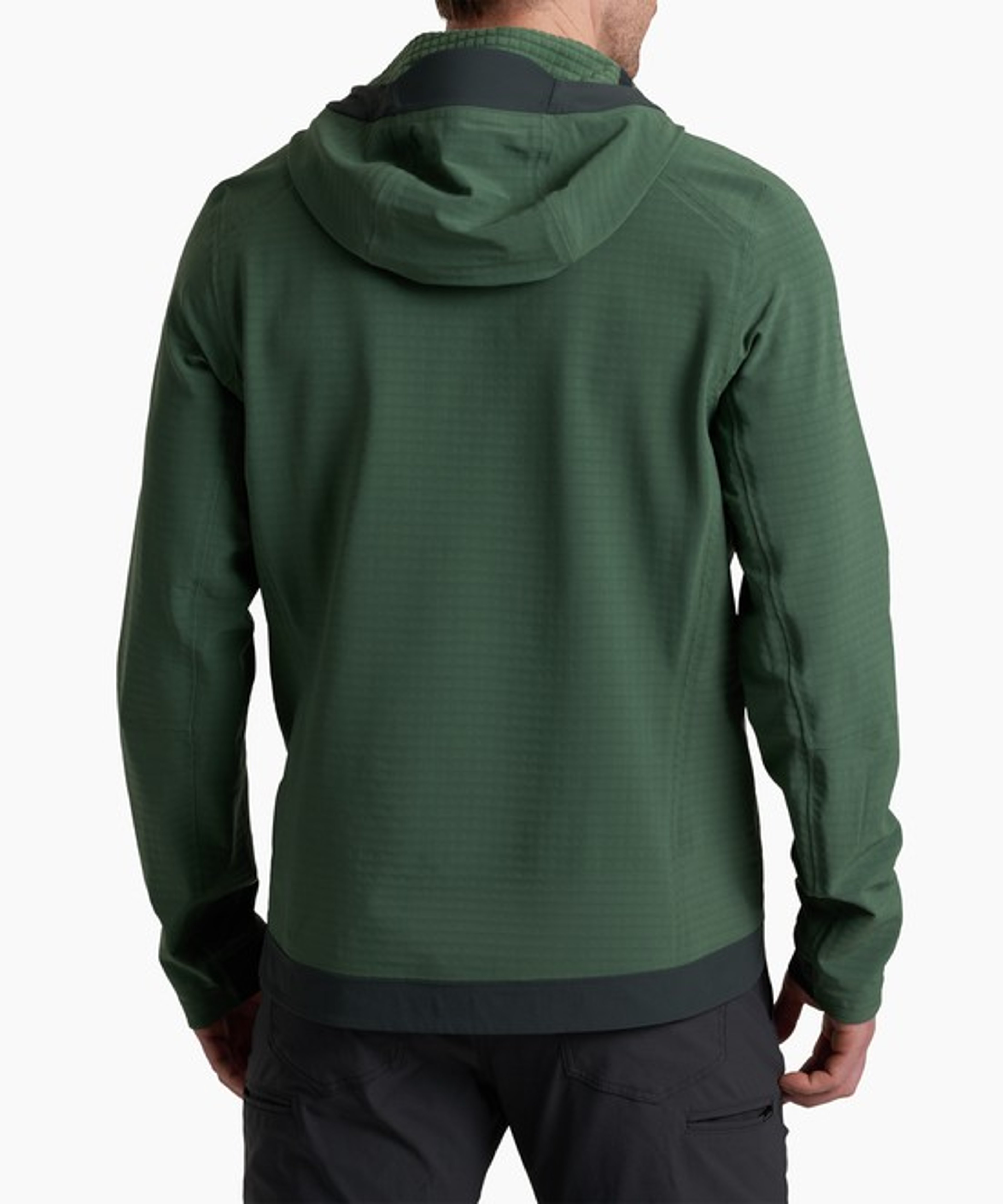 KUHL M's Skramblr Grid Fleece Smoked Pine Back