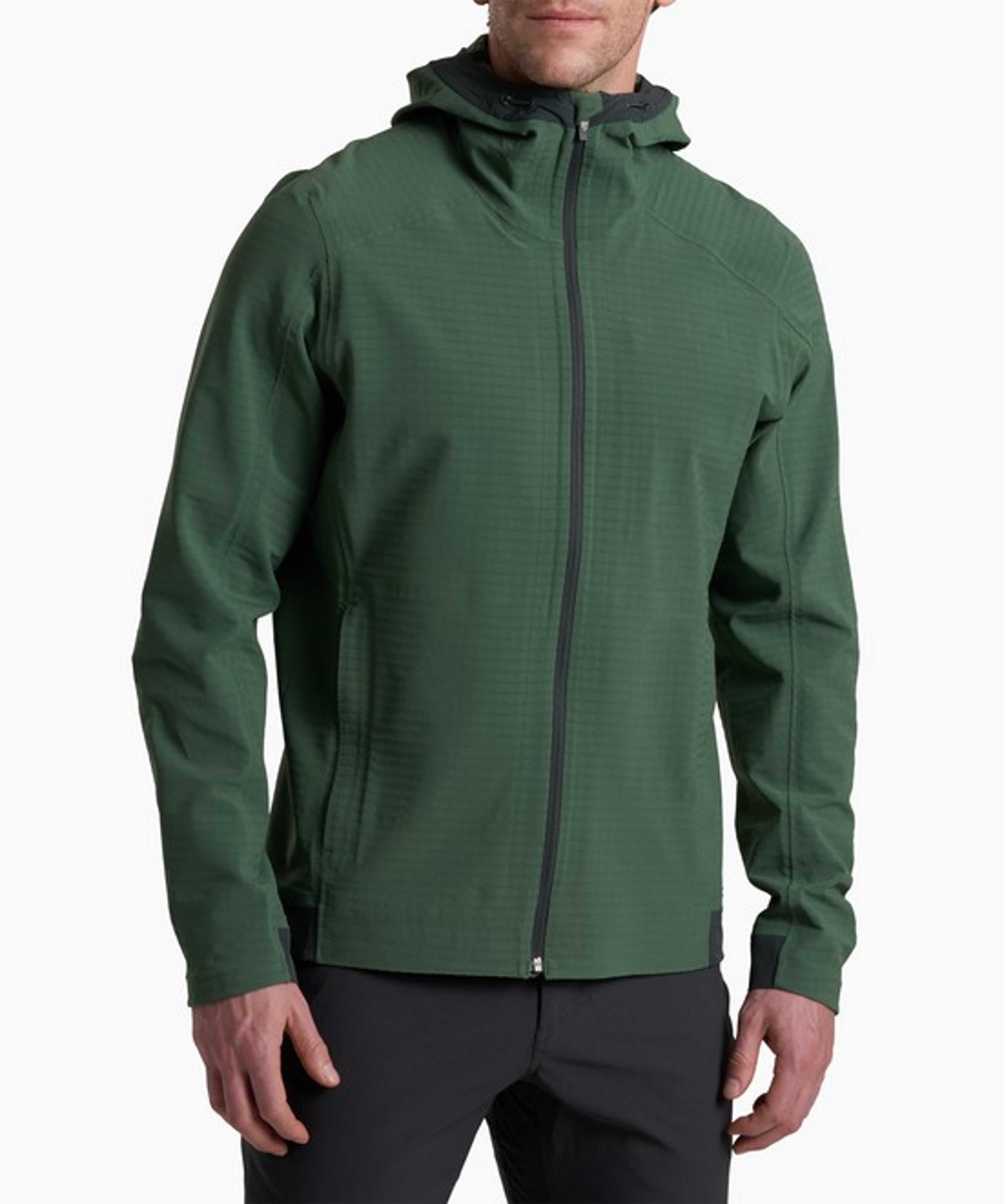 KUHL M's Skramblr Grid Fleece Smoked Pine Front