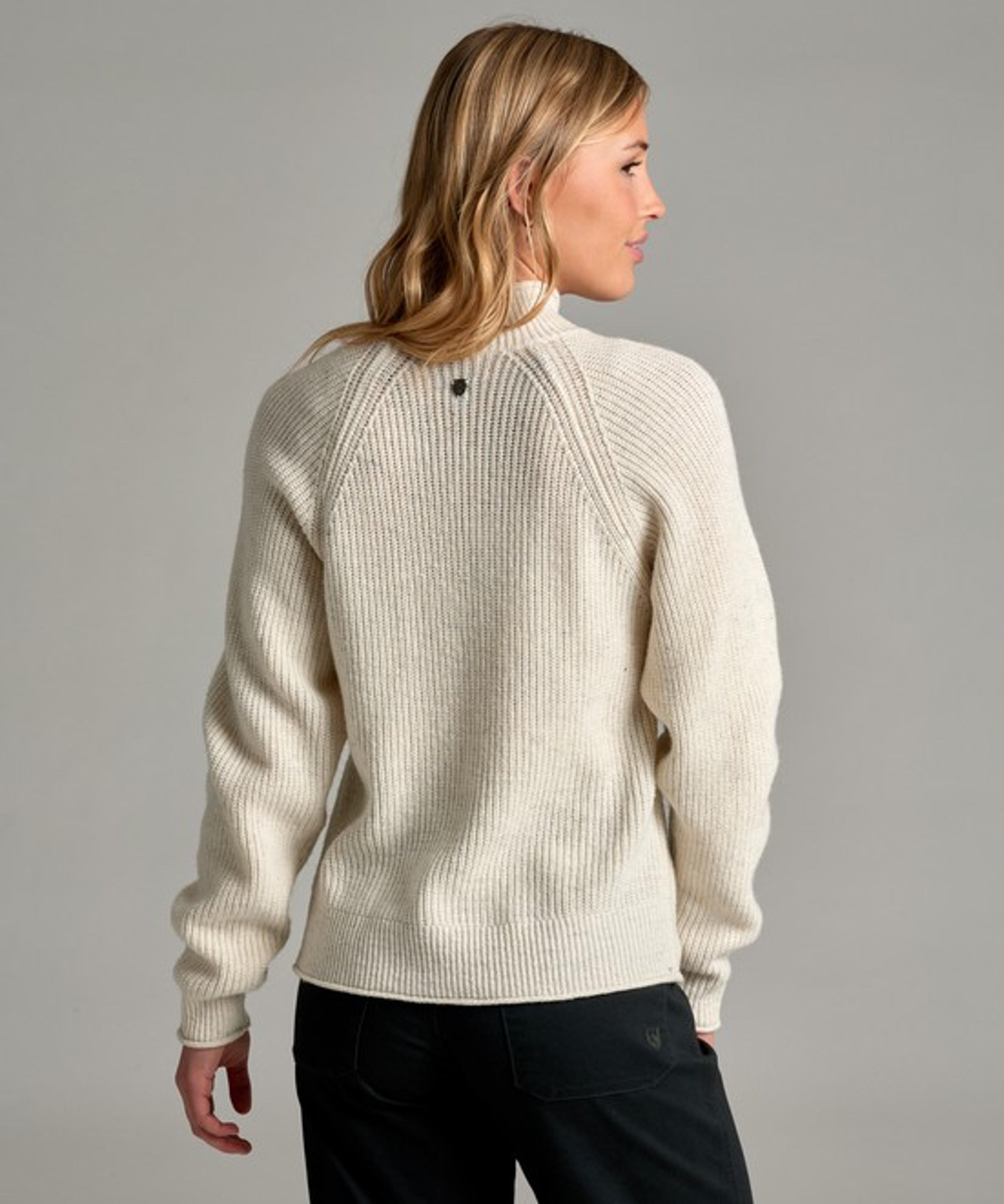 KUHL Strova Roll Neck Sweater Alpine White Back