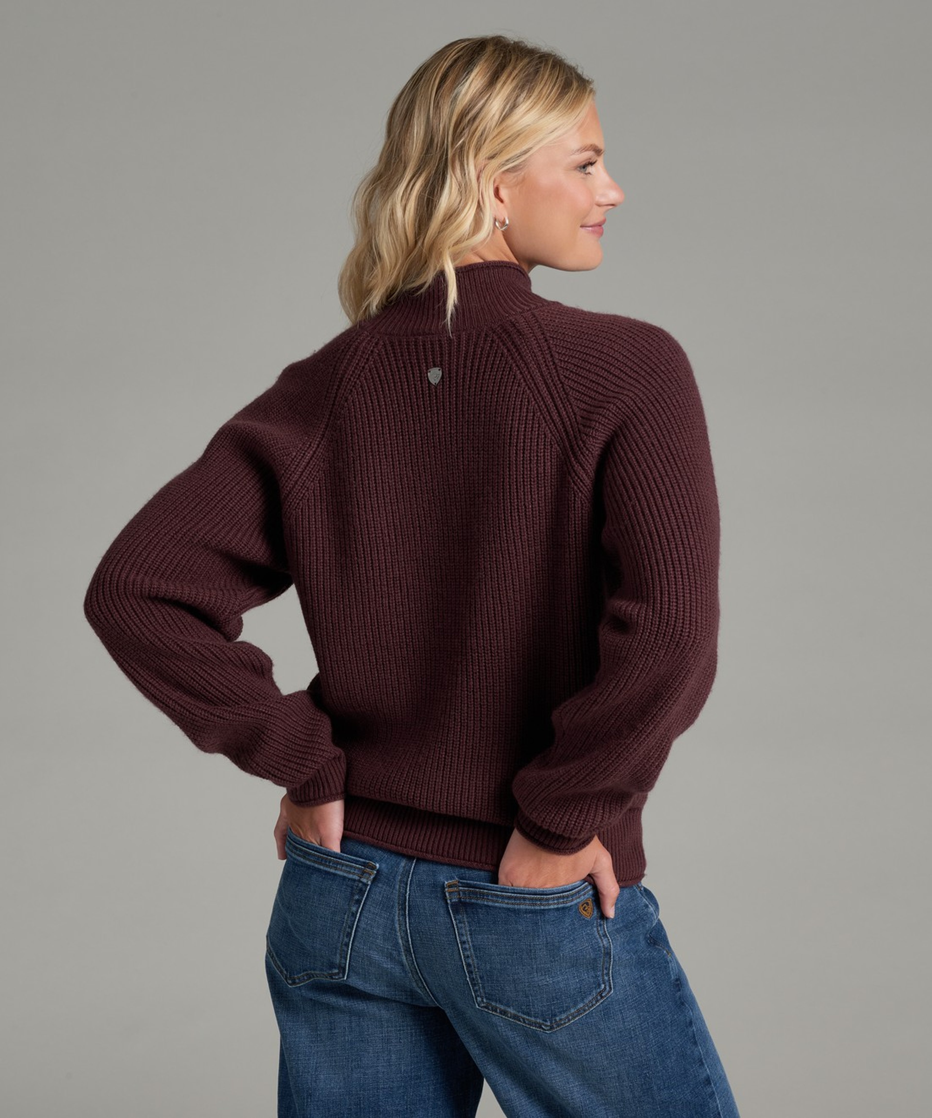 KUHL Strova Roll Neck Sweater Mulberry Back
