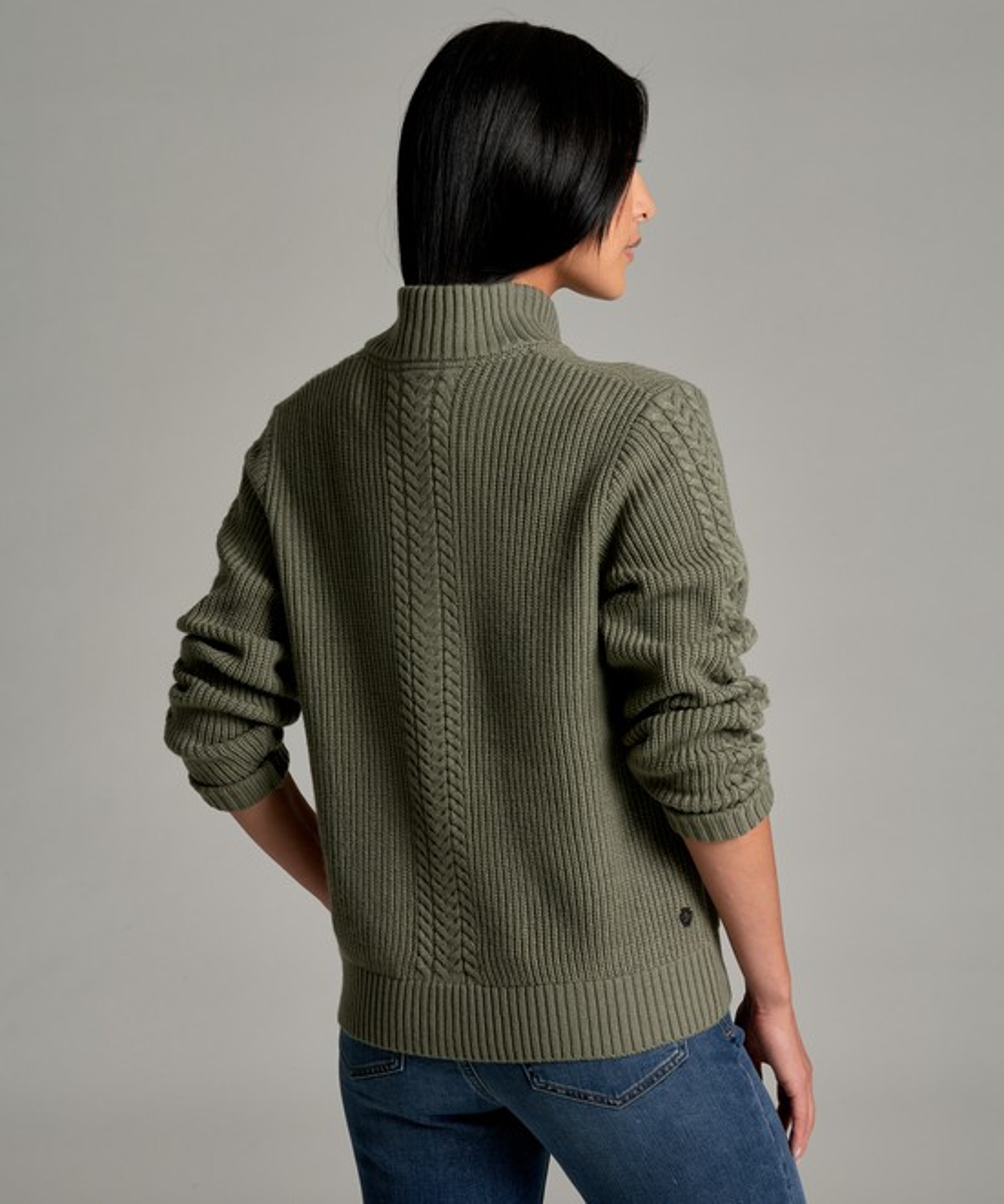 KUHL Fireside Henley Sweater Soft Pine Back